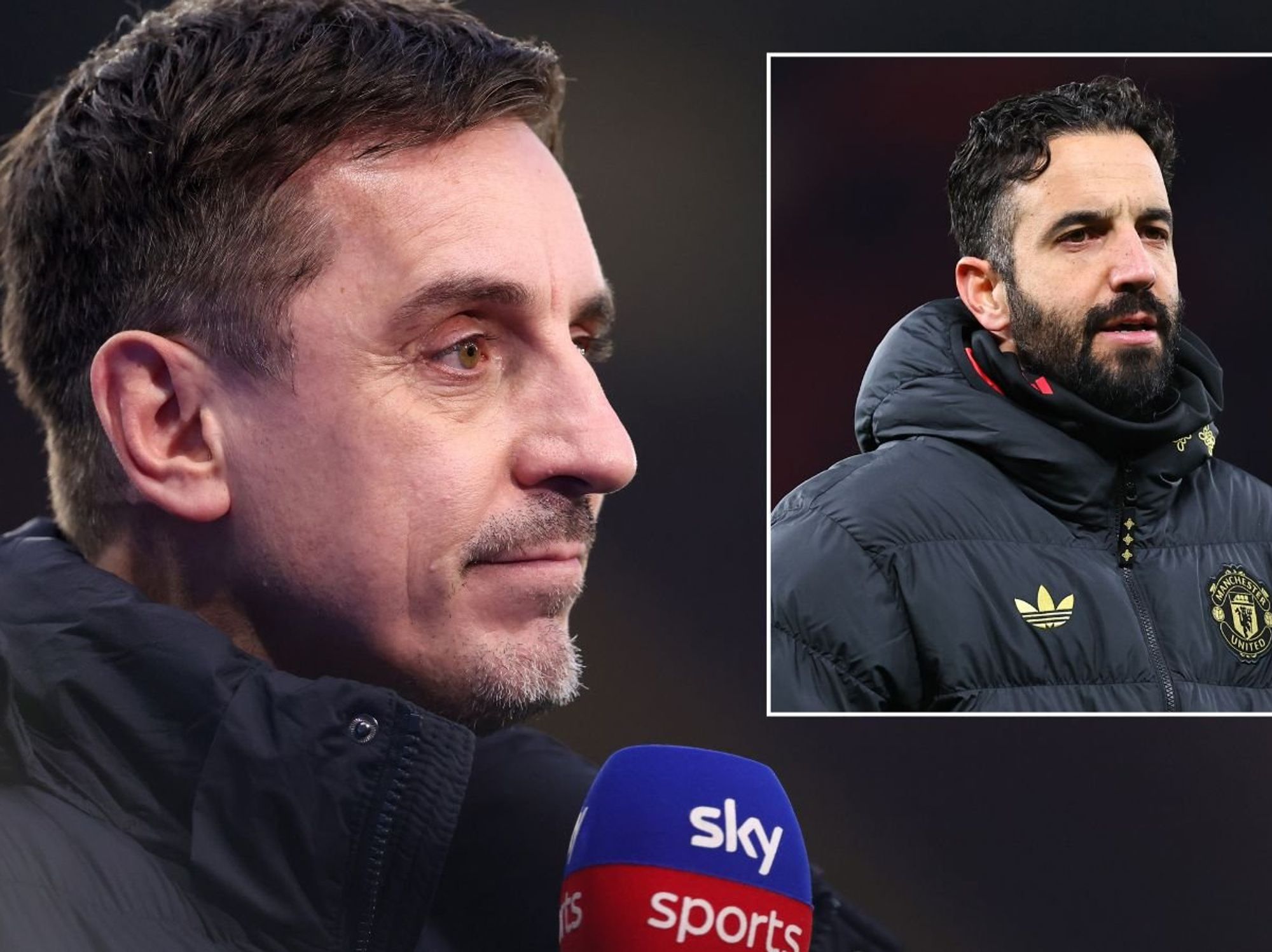Gary Neville makes feelings clear after being called out by Man Utd boss Ruben Amorim