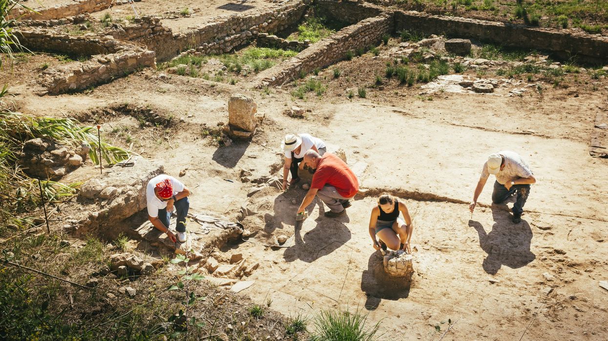 Archaeologists uncover 5,000-year-old dog under lakebed near major European capital