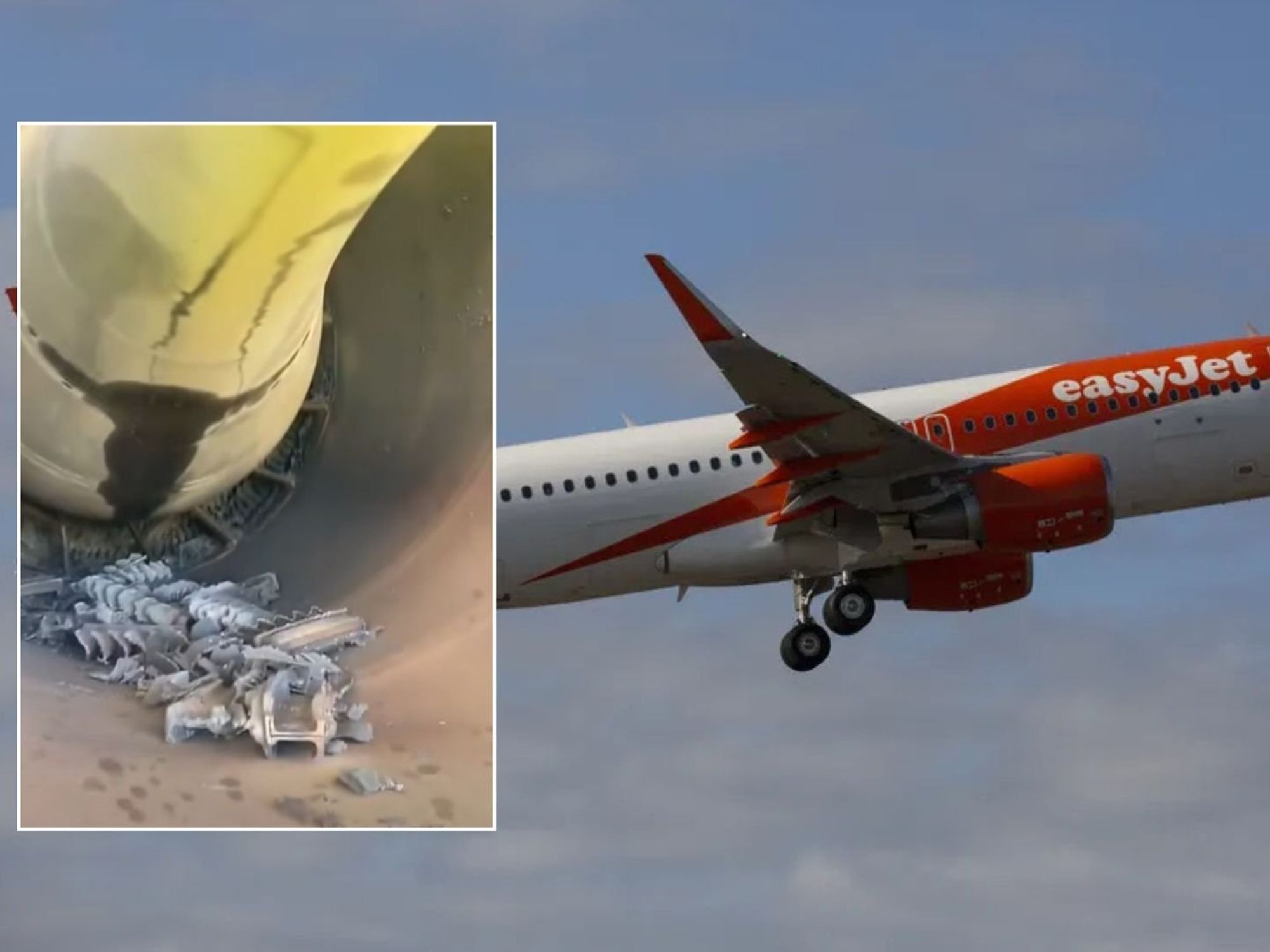EasyJet plane grounded after engine catches fire mid-flight: 'It emitted flames!'