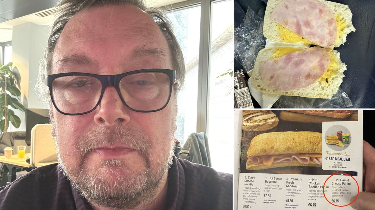 Ryanair food deemed 'worst EVER' as passenger says even 'cabin crew agreed it was terrible'