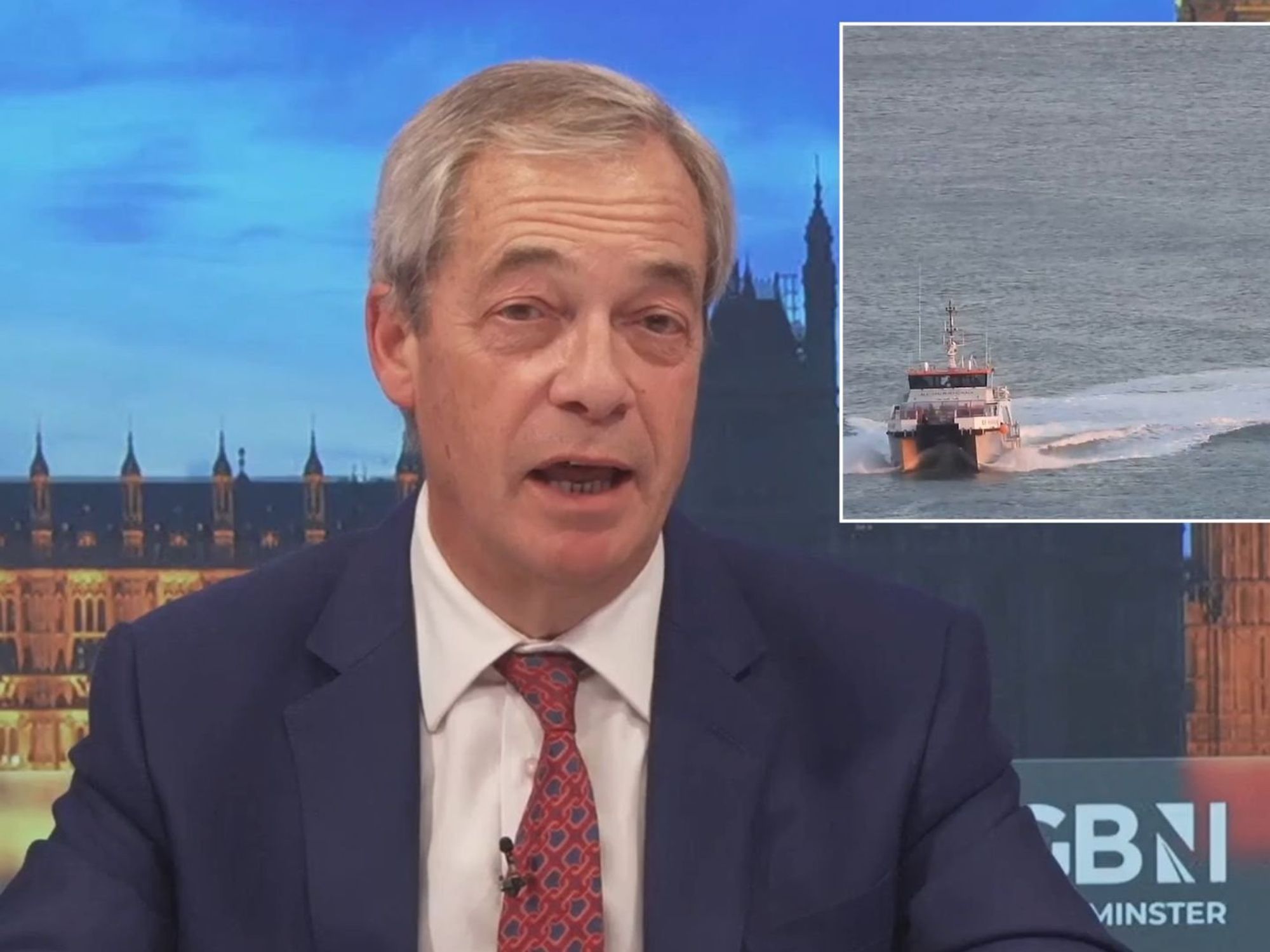 Nigel Farage says ‘Starmer boats’ show ‘total unfairness’ in asylum system