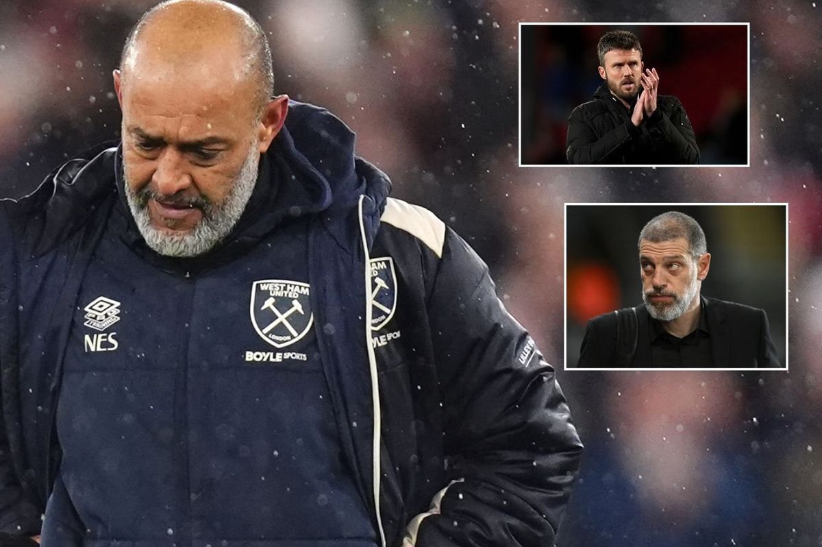 West Ham's four options to replace Nuno Espirito Santo as sack pressure rises after Nottingham Forest defeat