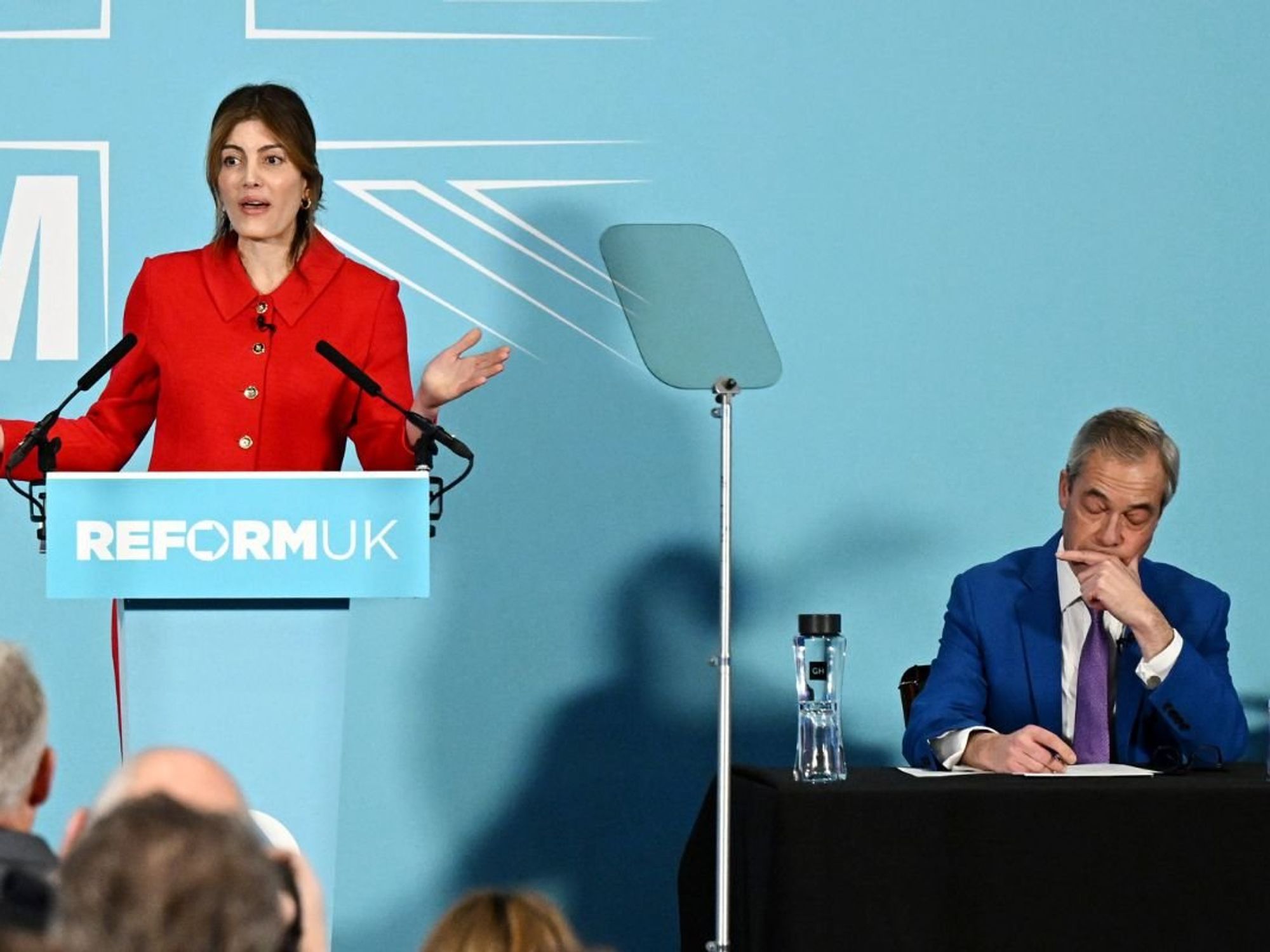 Nigel Farage launches bid to ‘get rid of Sadiq Khan’ as Reform UK unveils candidate to target Lab...