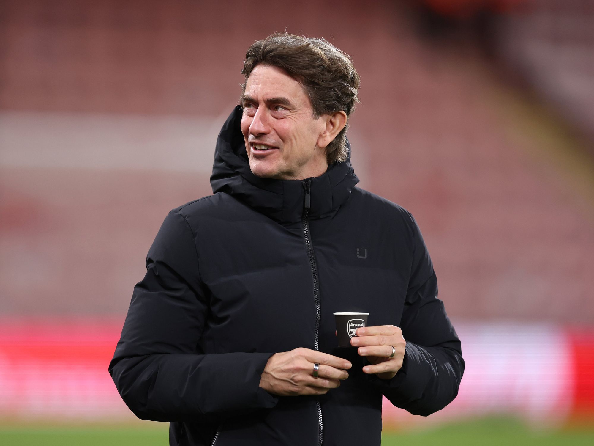 Thomas Frank explains controversially drinking from Arsenal cup after Tottenham crash to Bournemo...