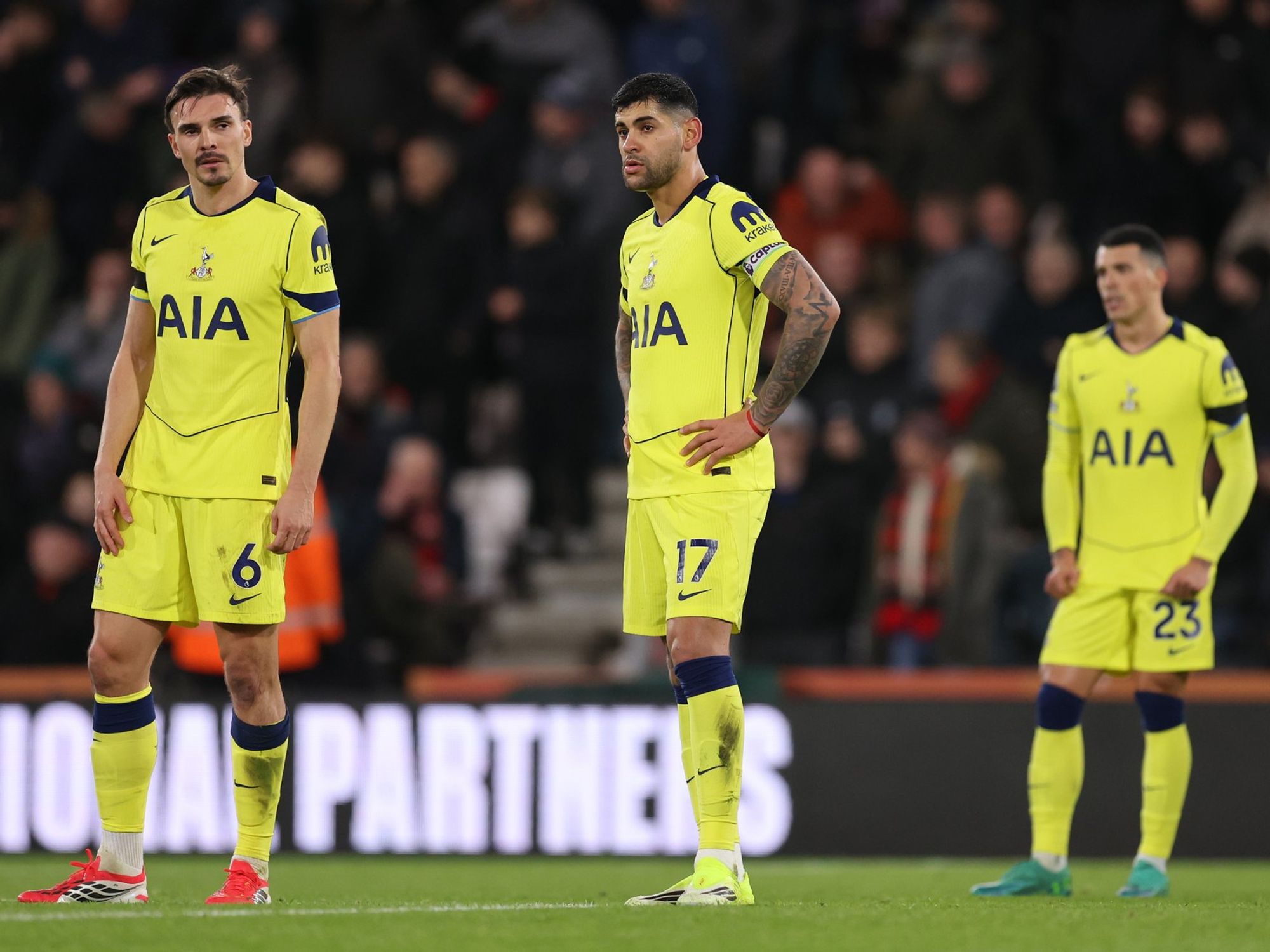 Tottenham star deletes post taking aim at club hierarchy as anger reaches new high after Bournemo...
