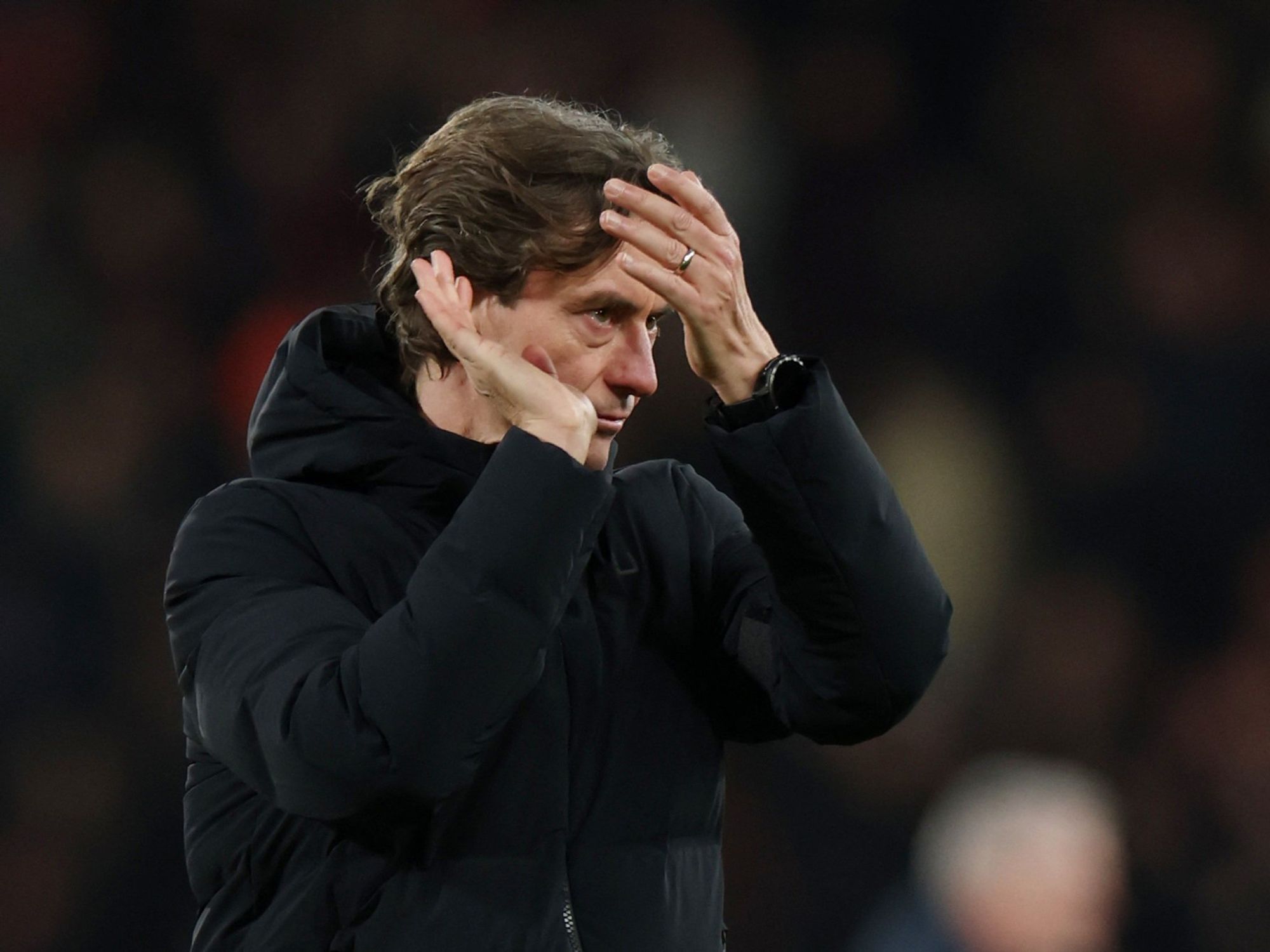 Thomas Frank comes out fighting after horror night for Tottenham that saw players clash with fans