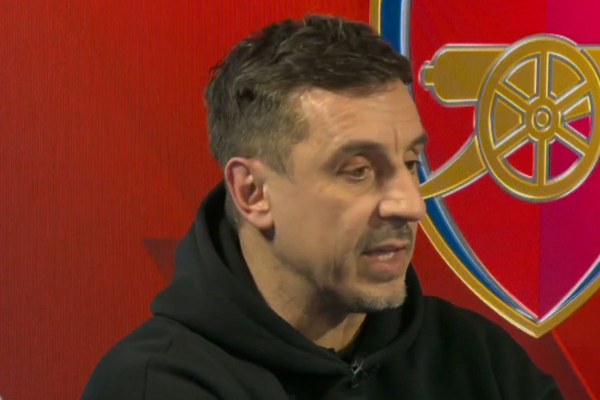 Gary Neville calls Arsenal player 'an idiot' after controversial actions in Liverpool draw