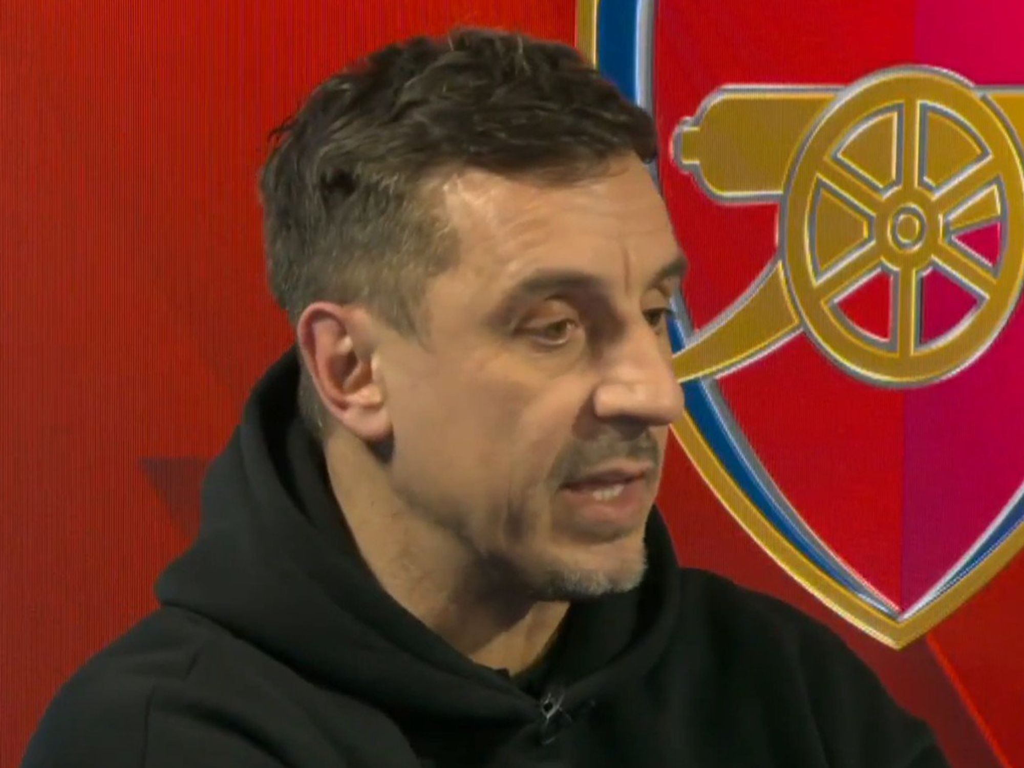 Gary Neville calls Arsenal player 'an idiot' after controversial actions in Liverpool draw