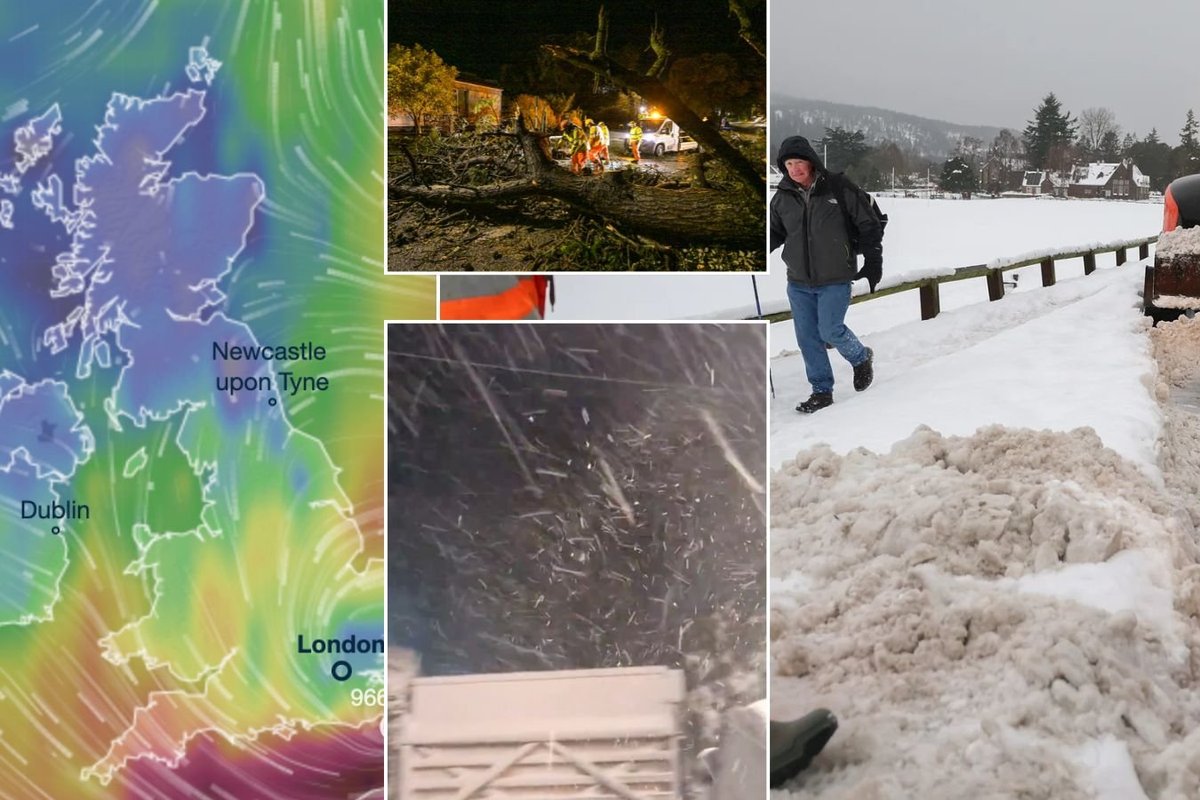 Snowbomb smashes Britain with 'worst snow for a decade' - Storm Goretti sparks mass power cuts, travel chaos, and urgent weather warnings