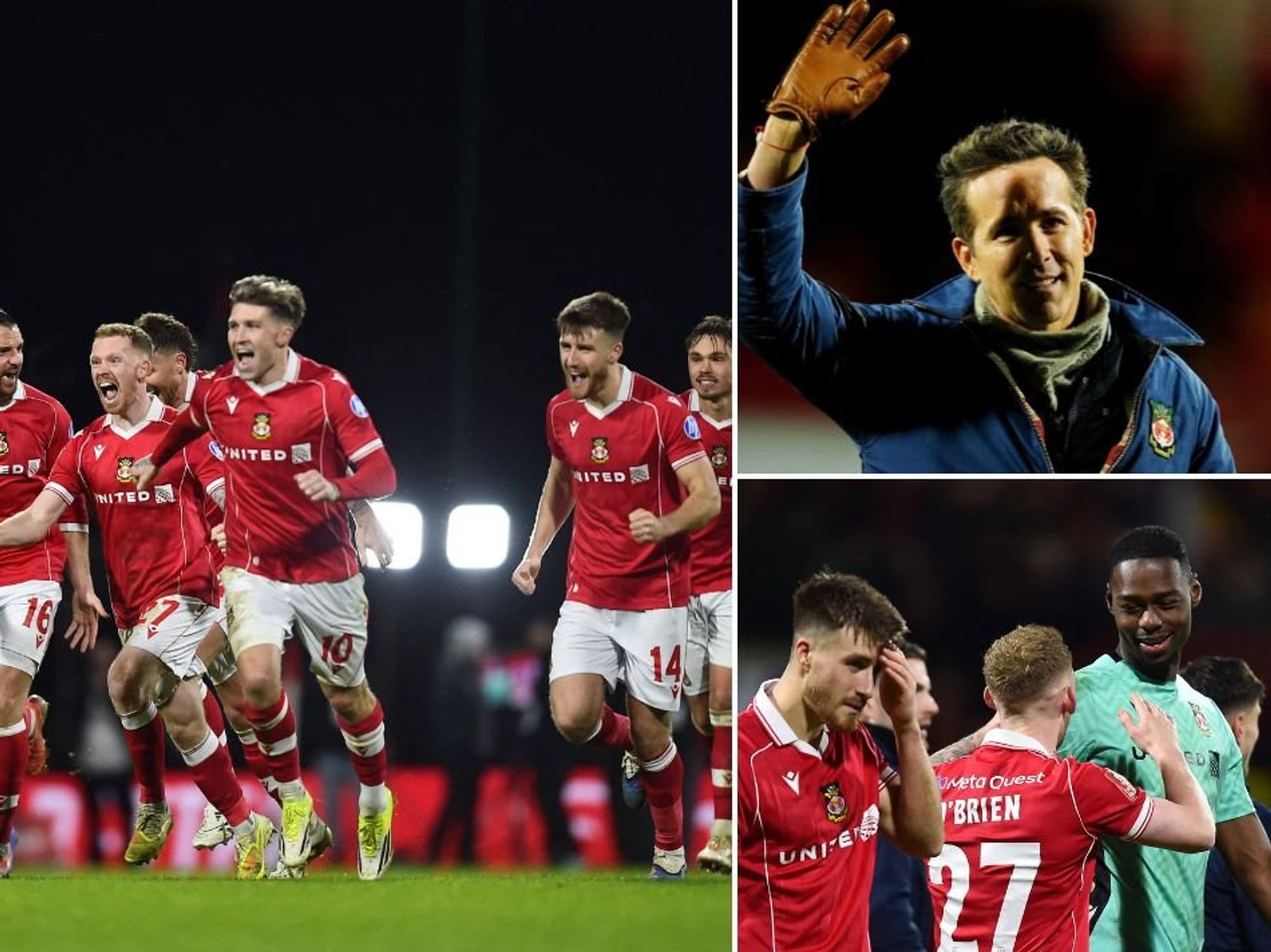 Ryan Reynolds celebrates wildly as Wrexham manage Hollywood-like win over Nottingham Forest in FA Cup
