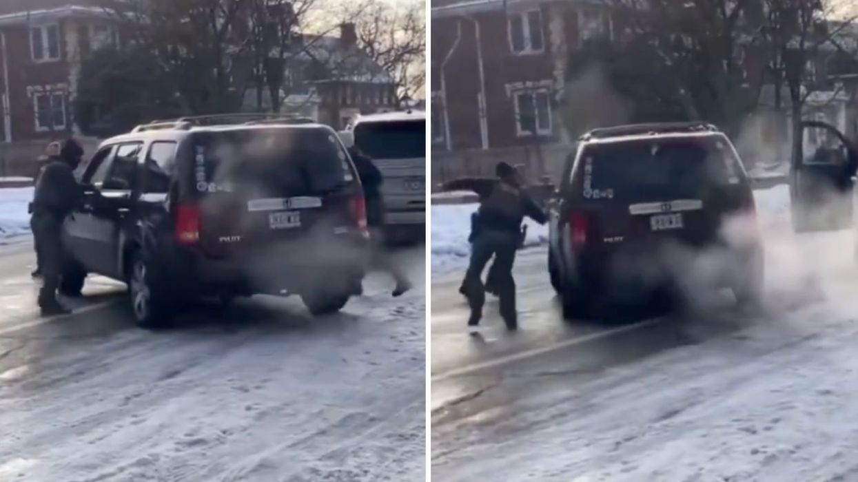 Woman killed by ICE gunman blocked road for four minutes before death