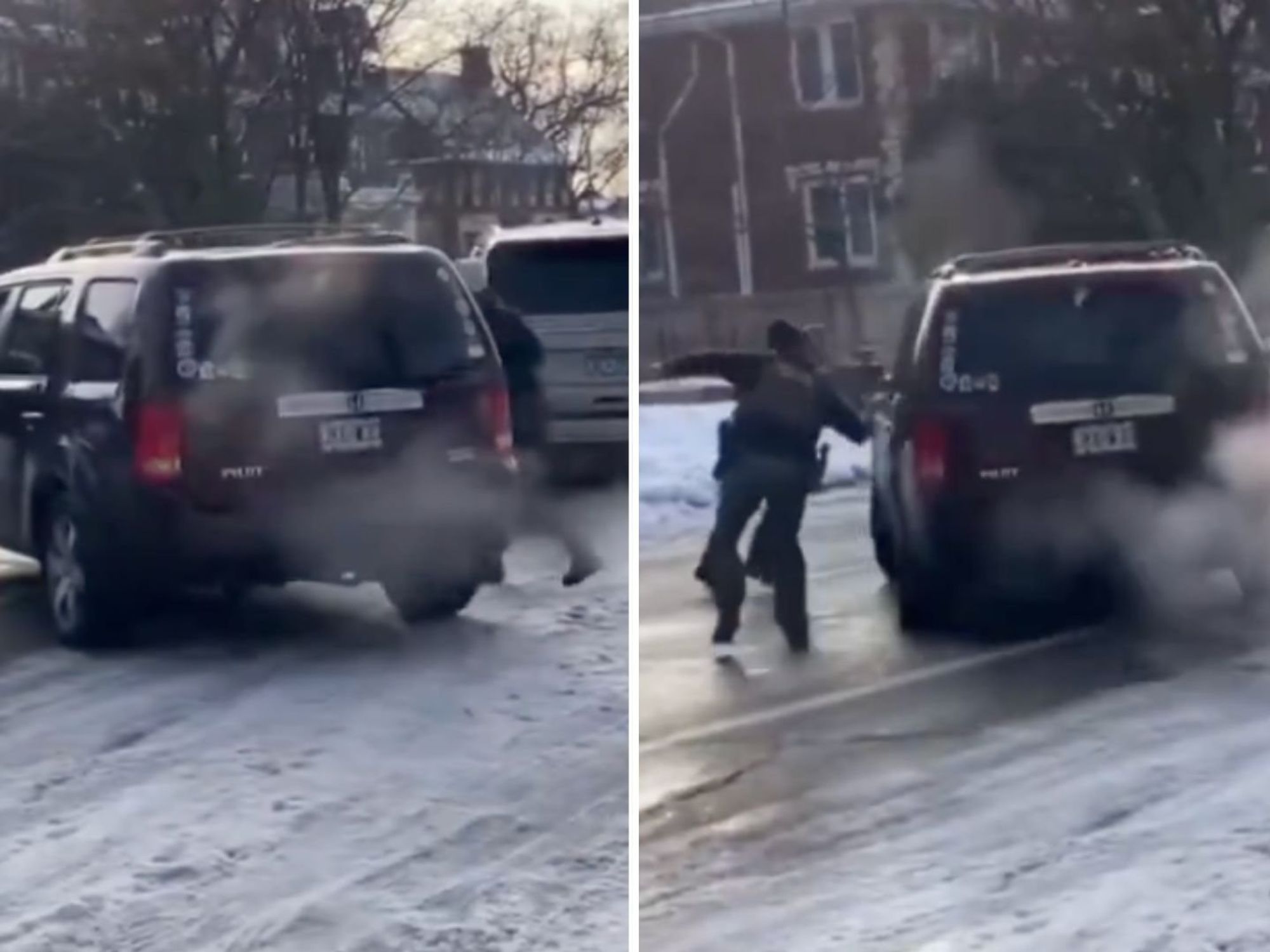 Woman killed by ICE gunman blocked road for four minutes before death