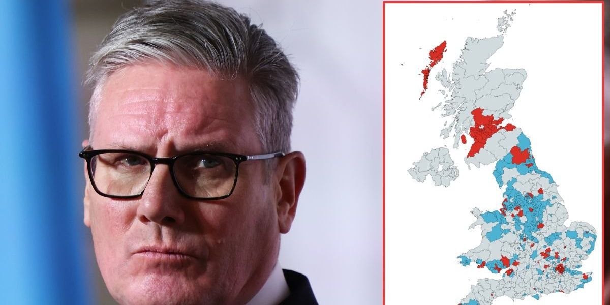 Brexit news: The 252 Labour seats that could spark Brexit nightmare for Keir Starmer Brexit news: The 252 Labour seats that could spark Brexit nightmare for Keir Starmer