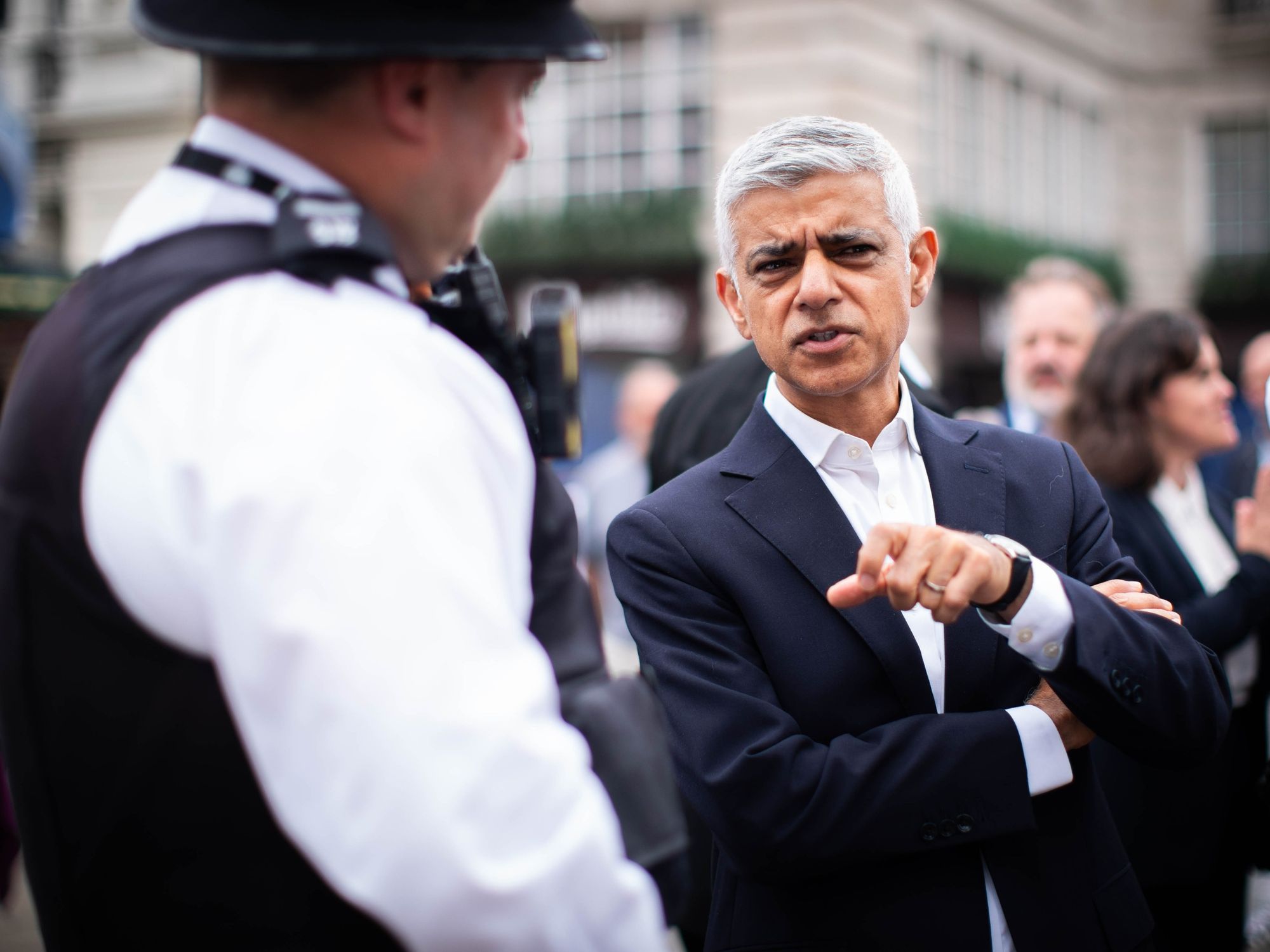 'Couldn't be more wrong!' Sadiq Khan blasts Nigel Farage as homicide rates fall in London
