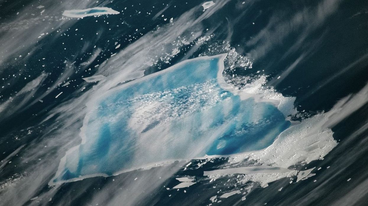 World's largest iceberg turns BLUE as Nasa scientists issue stark warning