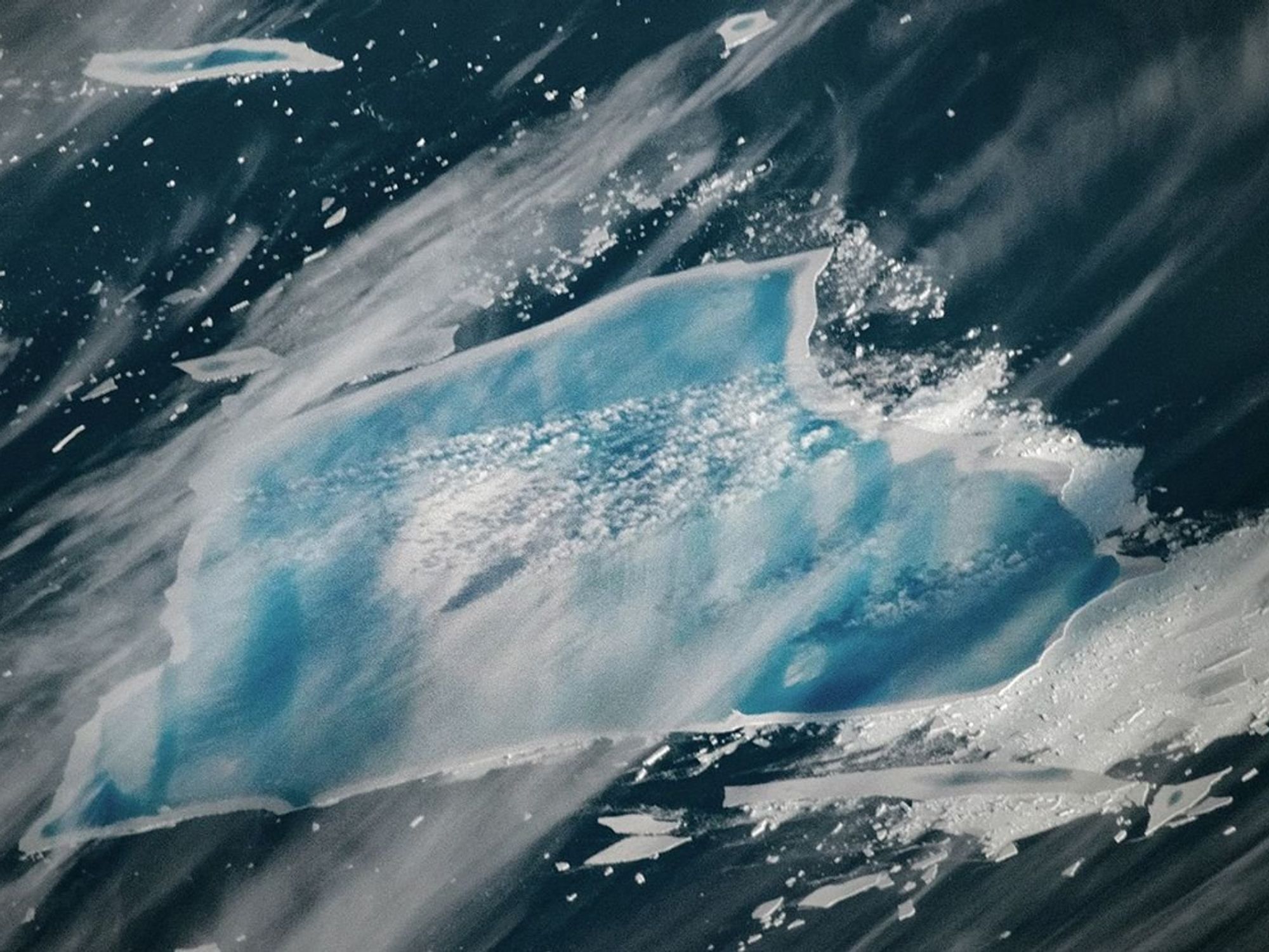 World's largest iceberg turns BLUE as Nasa scientists issue stark warning