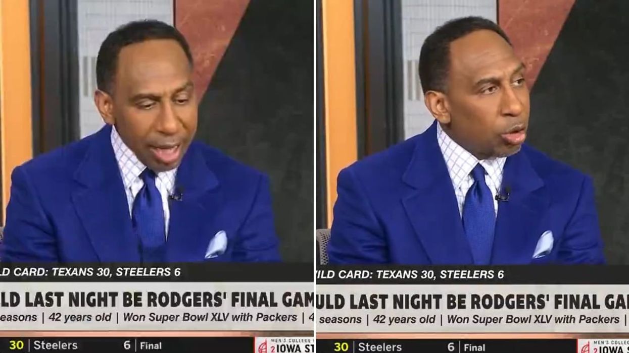 Stephen A Smith left visibly shaking after making Charlie Kirk blunder on live TV before apologising