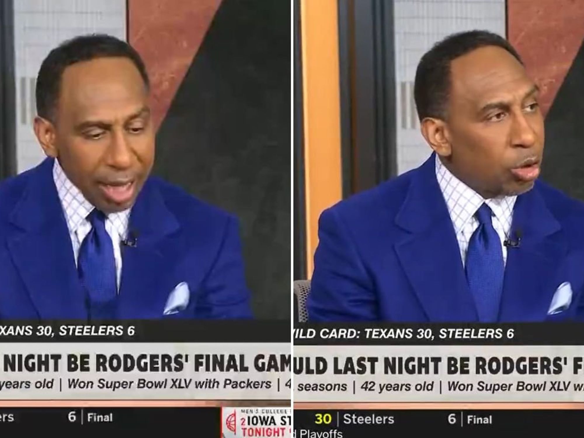 Stephen A Smith left visibly shaking after making Charlie Kirk blunder on live TV before apologising