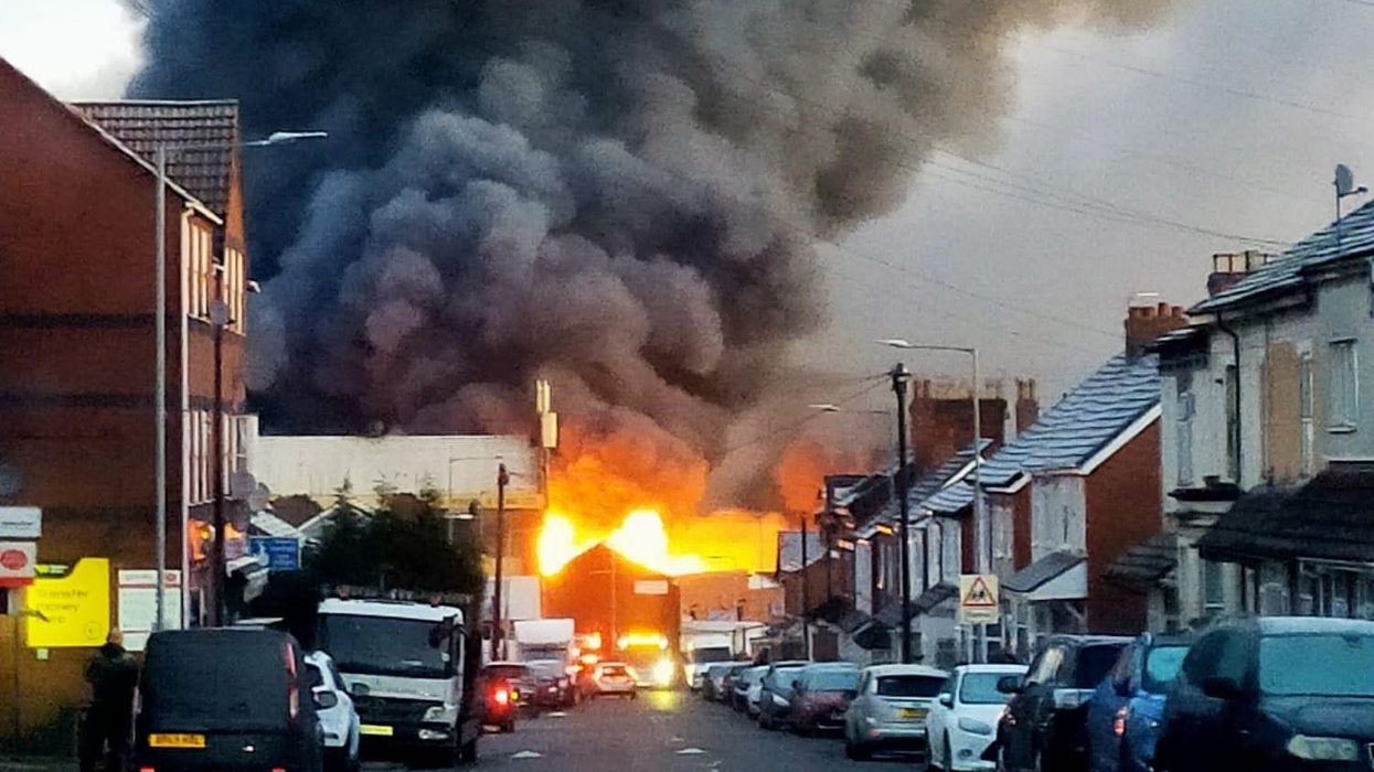 Wolverhampton fire: Huge inferno sends smoke billowing over city after 'explosions' heard