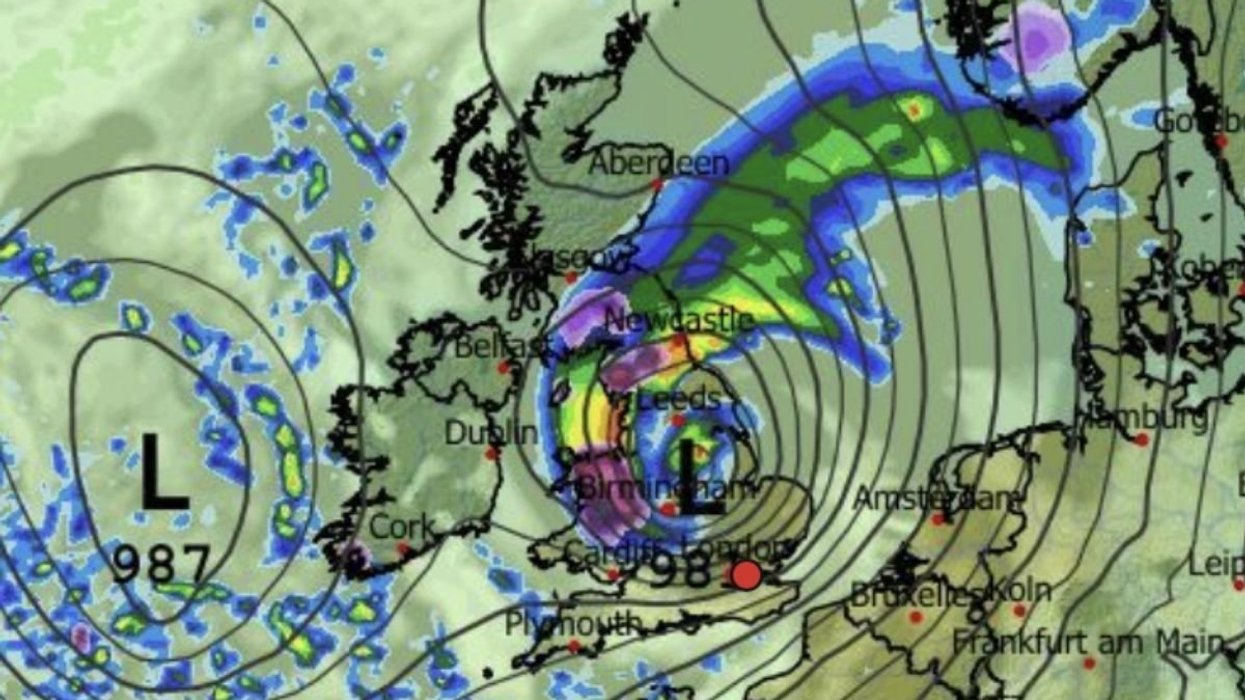 UK weather: Double-barrelled cyclone set to unleash torrential rain and gale-force winds after Storm Goretti