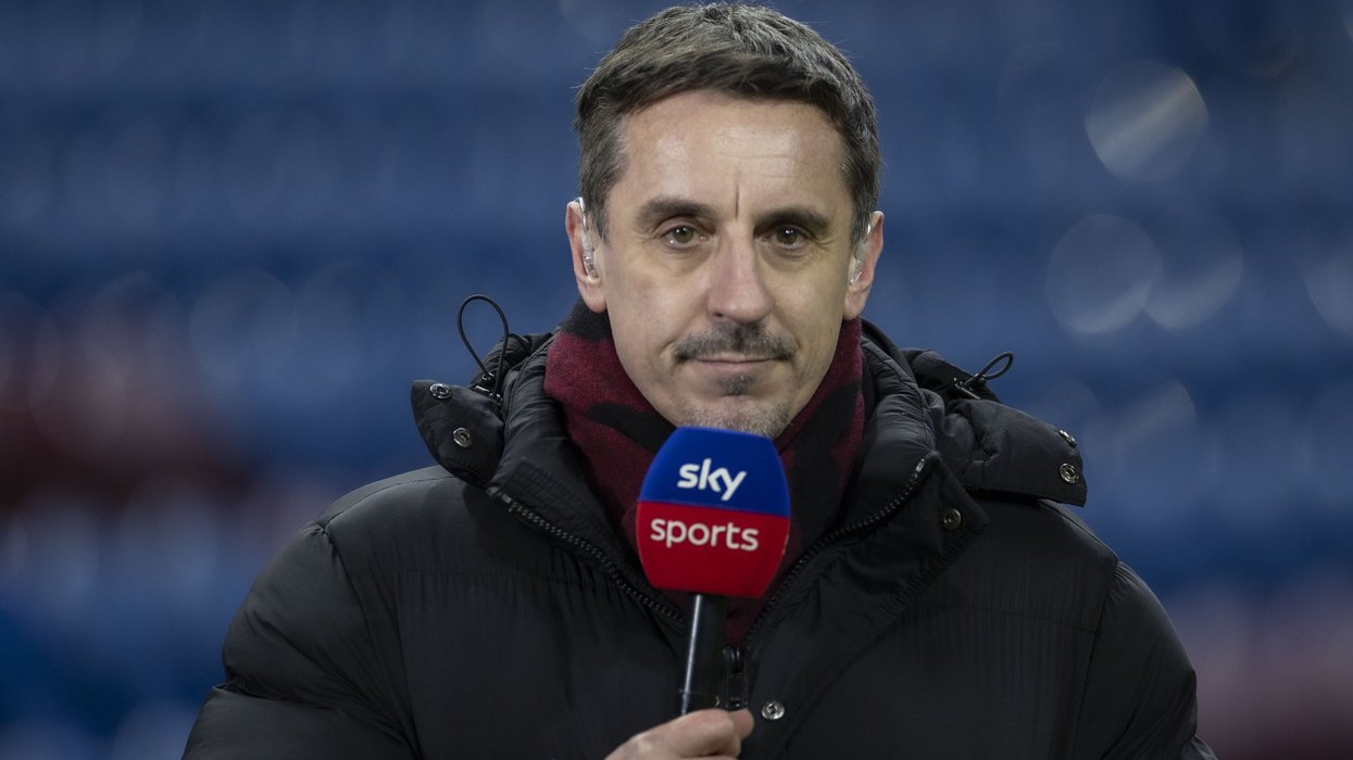 Arsenal fans heard singing new chant about Gary Neville during Chelsea win after pundit's violent remark