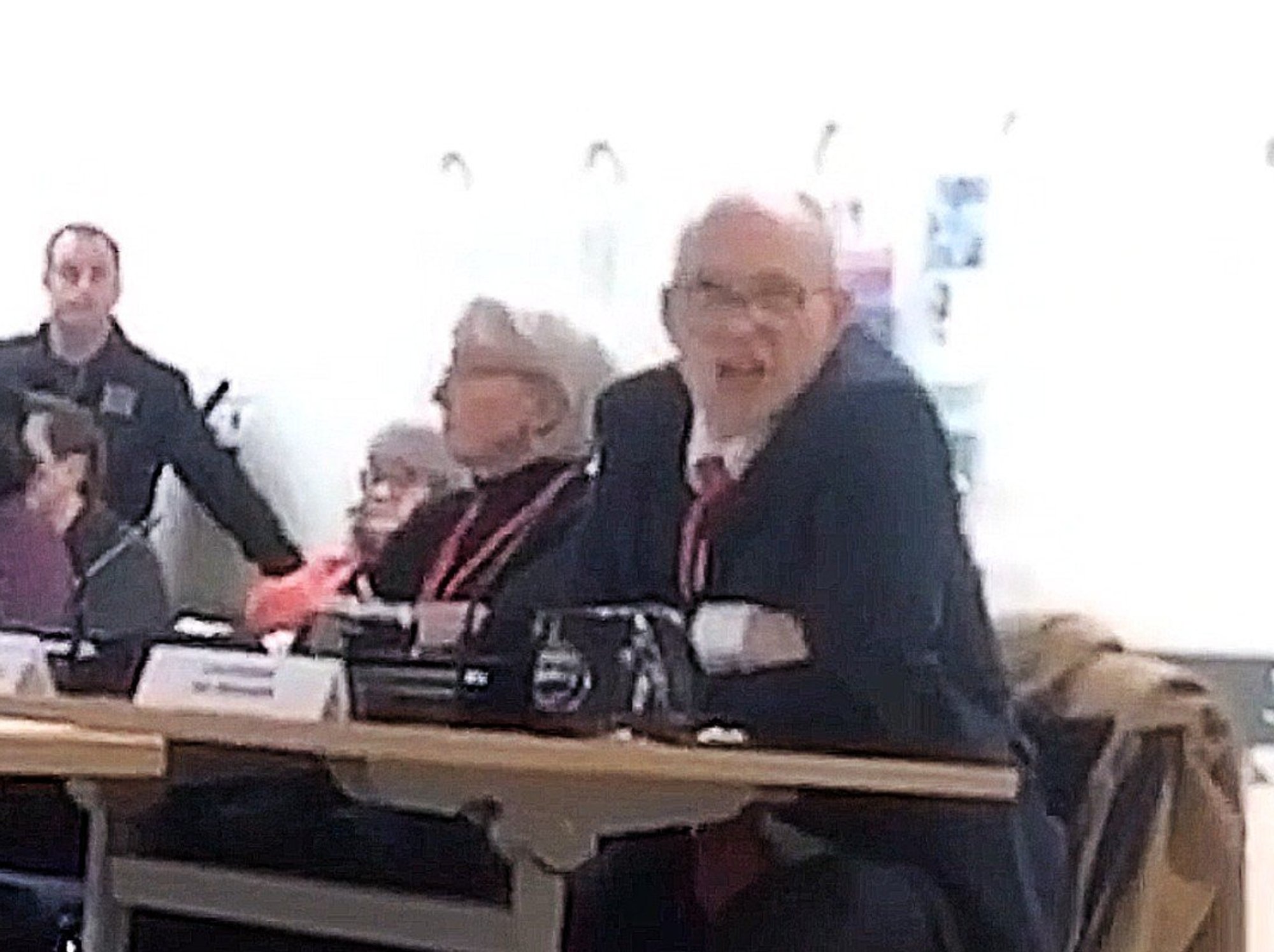 Labour councillor brands voter 'Nazi' after protesters heckle decision to cancel election in key ...