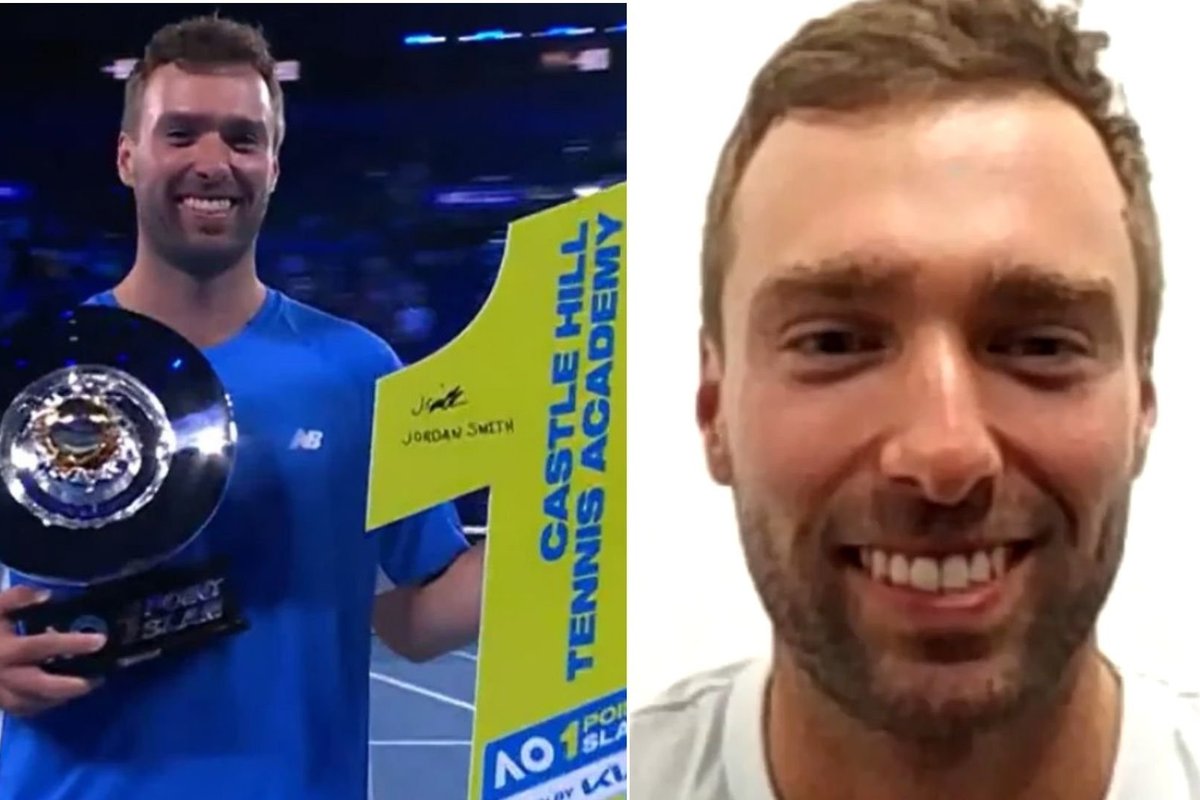 'I still have to pinch myself!' Amateur tennis player Jordan Smith left in shock after winning jackpot and defeating Jannik Sinner