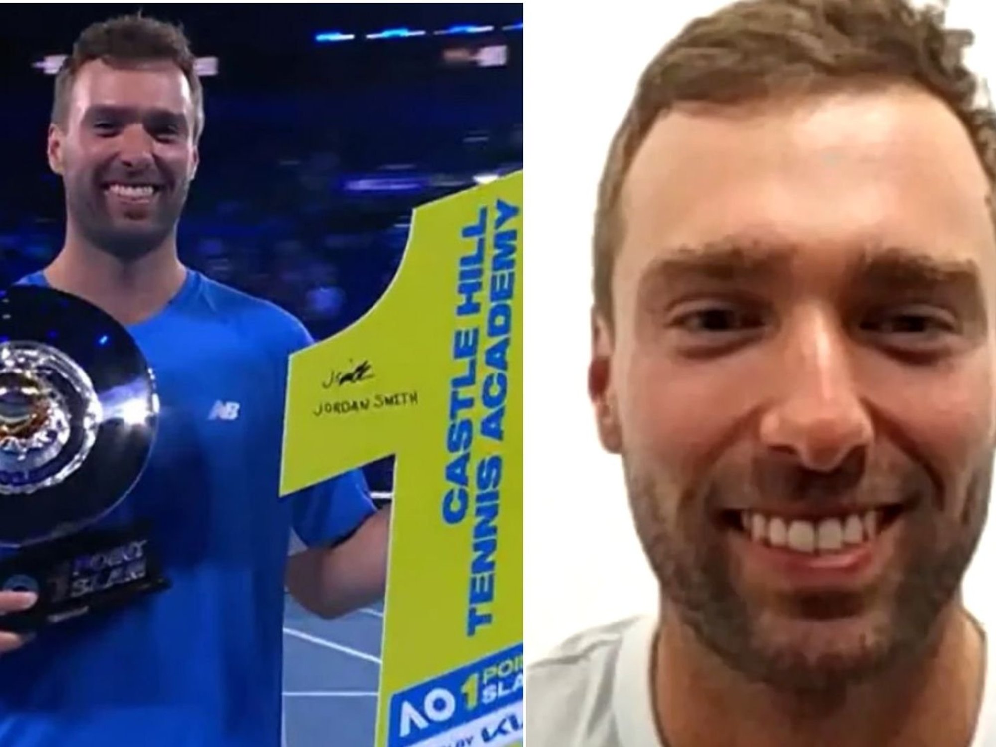 'I still have to pinch myself!' Amateur tennis player Jordan Smith left in shock after winning ja...