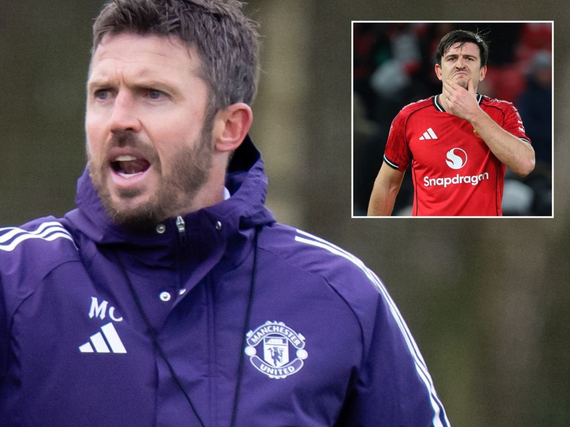 Harry Maguire reveals Man Utd players' stance on Michael Carrick as crunch Man City clash looms