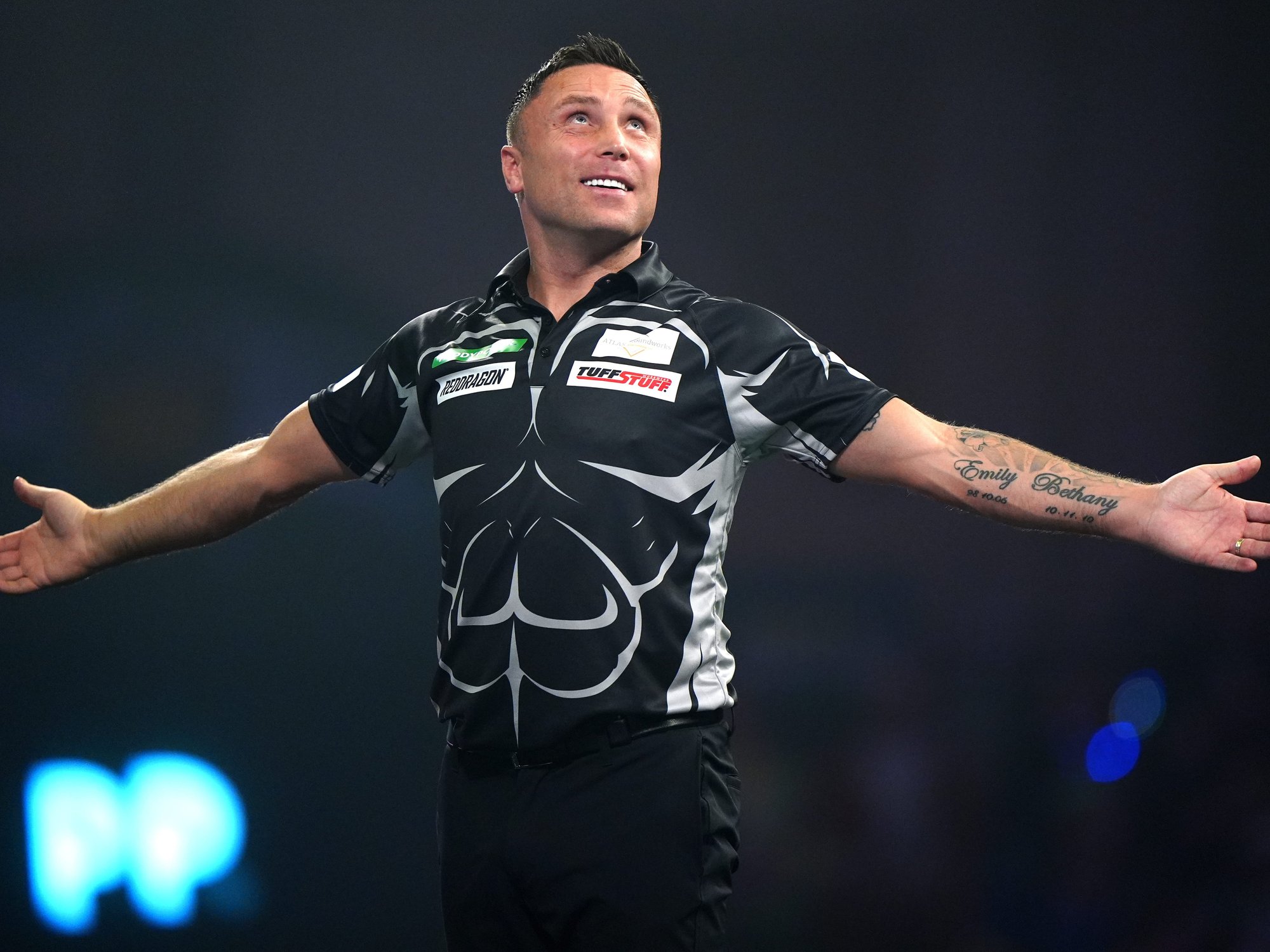 Gerwyn Price makes cheeky dig after beating Luke Littler at Bahrain Darts Masters