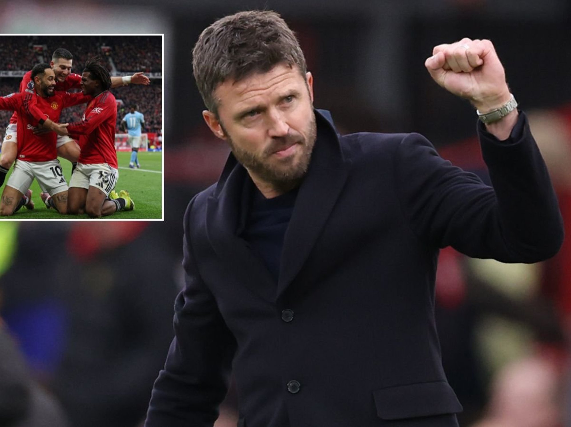 Michael Carrick's 'important' dressing room advice to Man Utd players revealed after huge Man City win