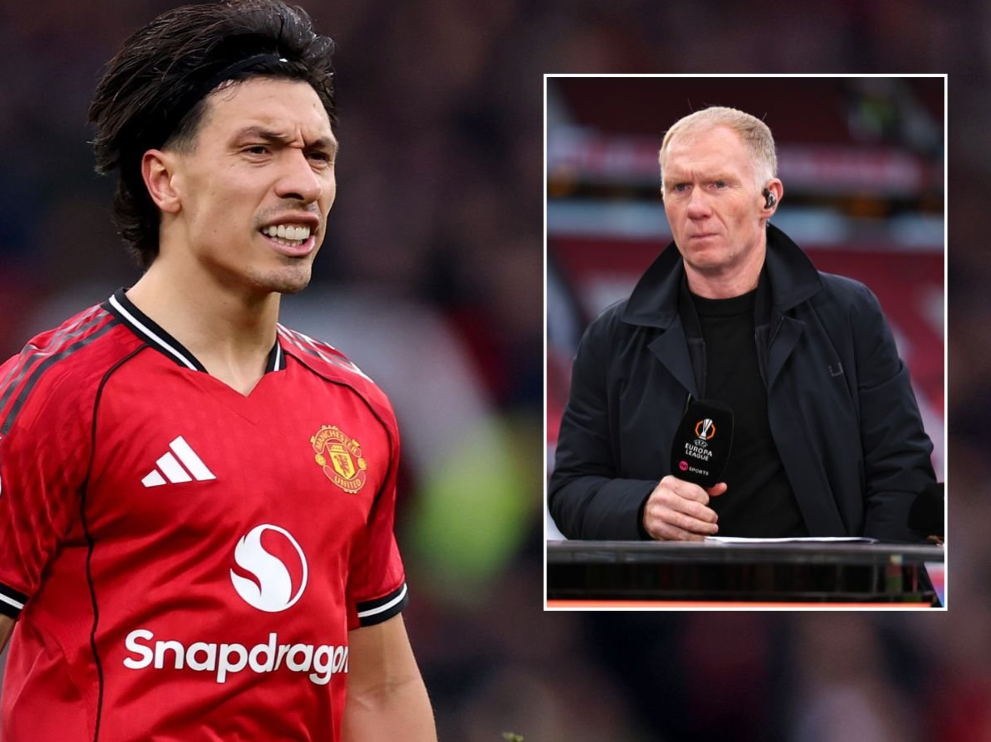 Man Utd star calls out Paul Scholes and tells club legend to 'come to my house' after Man City win