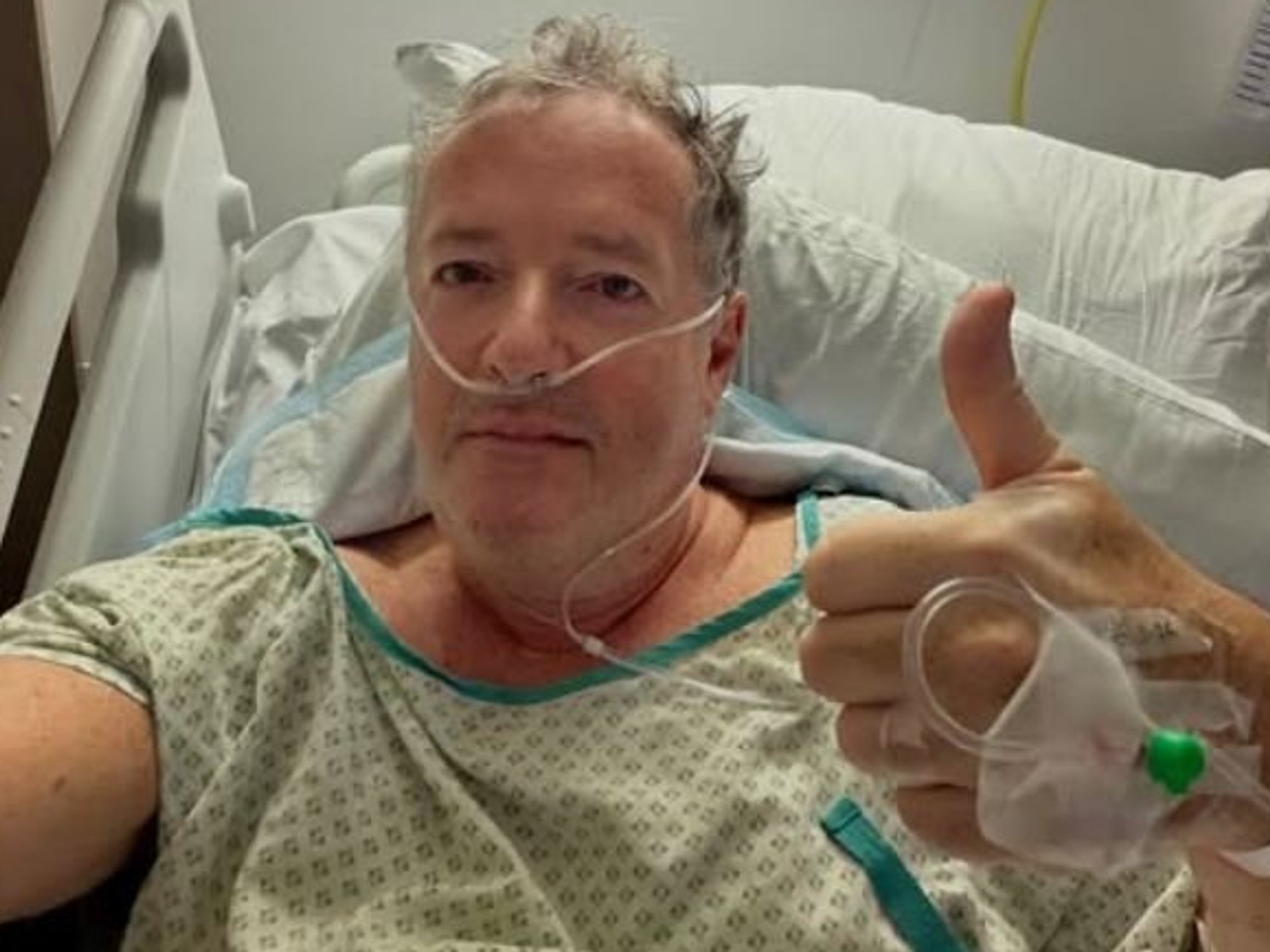 Piers Morgan hospitalised after 'tripping on step' as broadcaster details painful operation ordea...