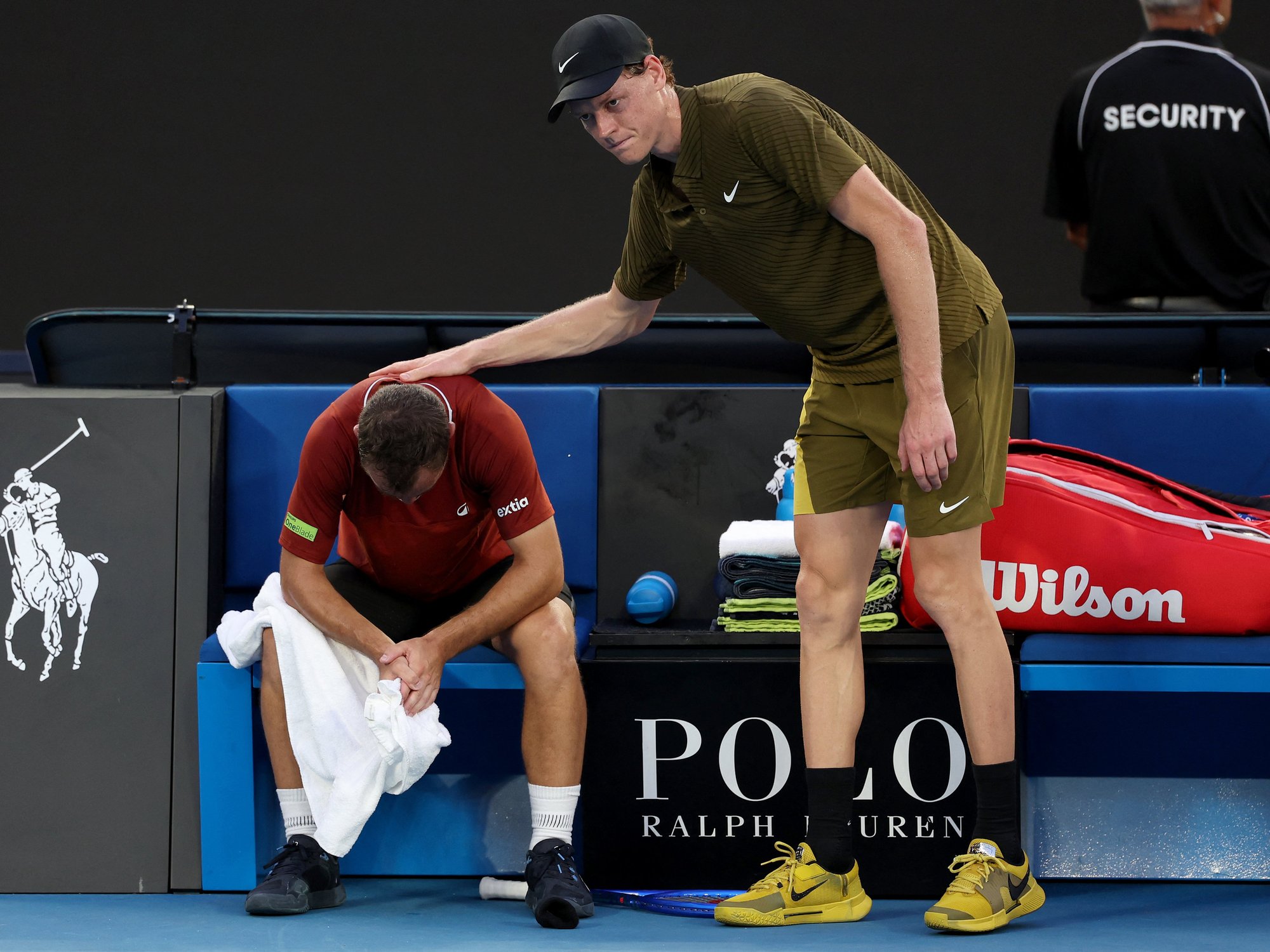 Jannik Sinner's actions speak volumes after opponent withdraws from match at Australian Open