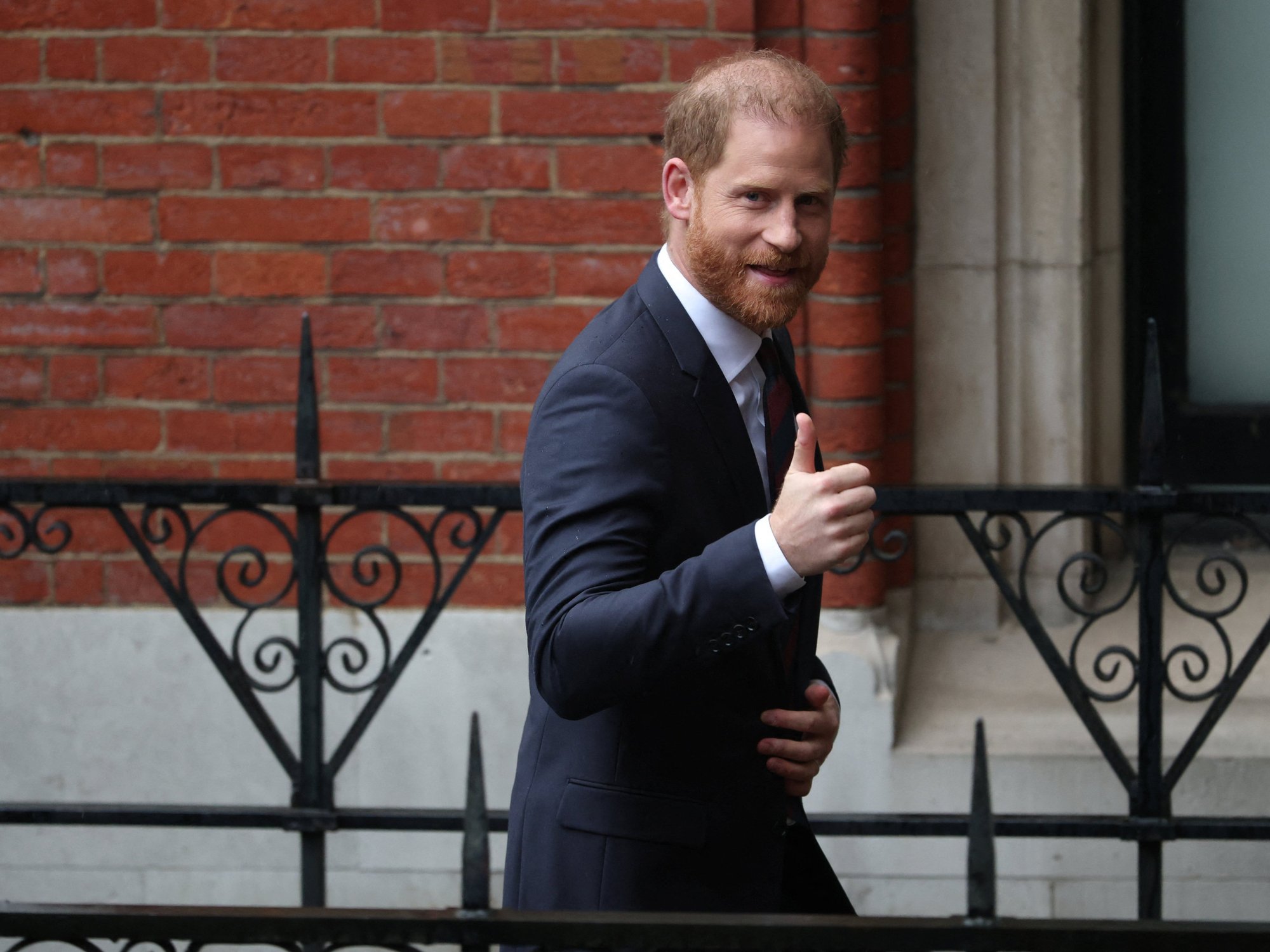 Prince Harry arrives at court for pivotal day in his bitter legal battle as duke to take the witn...