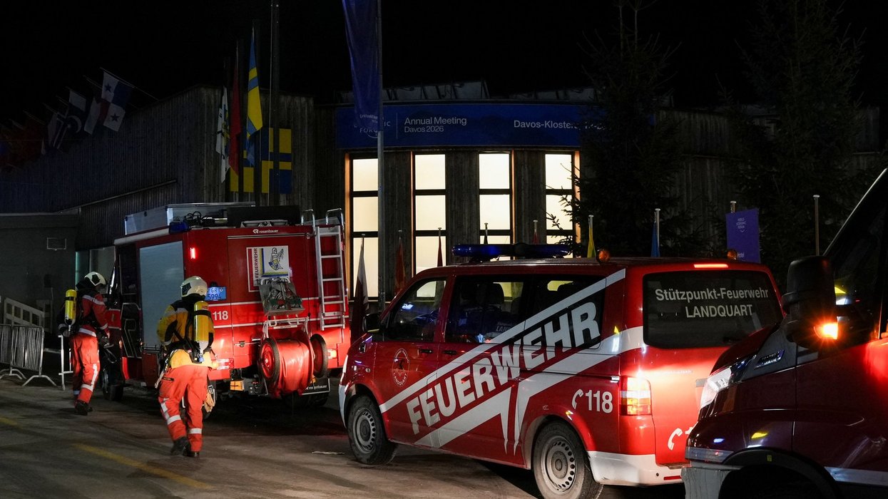 Davos evacuated as firefighters rush to scene following Donald Trump's bombshell trade threat U-turn