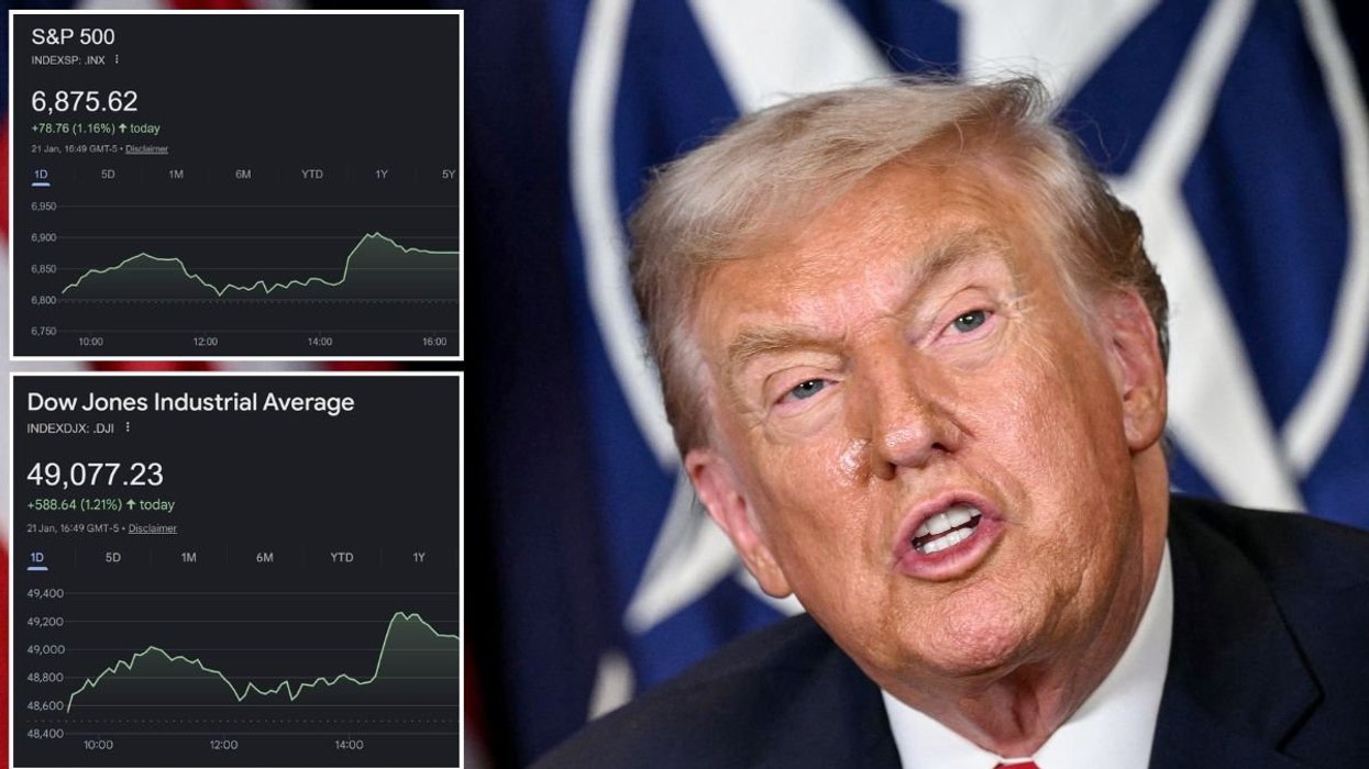 Wall Street surges after Donald Trump drops trade war threat following crunch Greenland meeting