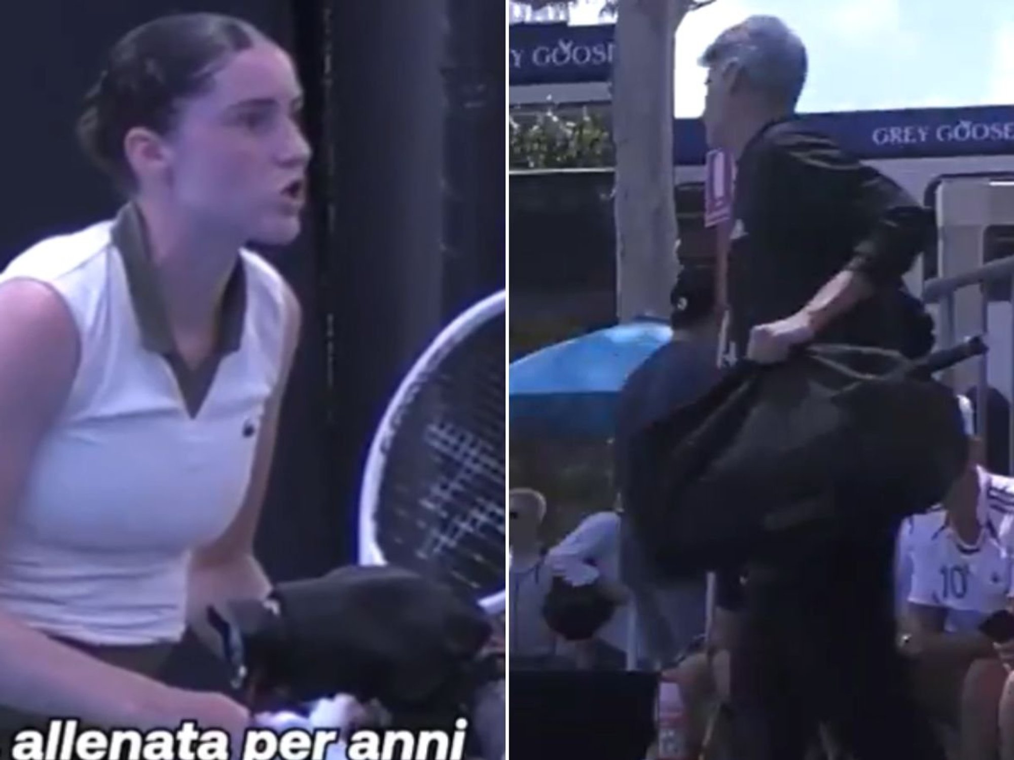 Australian Open chaos as coach storms out in middle of match as tempers boil over