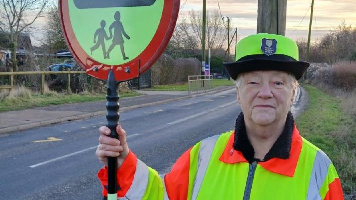 Lollipop lady given special King Charles award after keeping thousands of children safe over 30 years