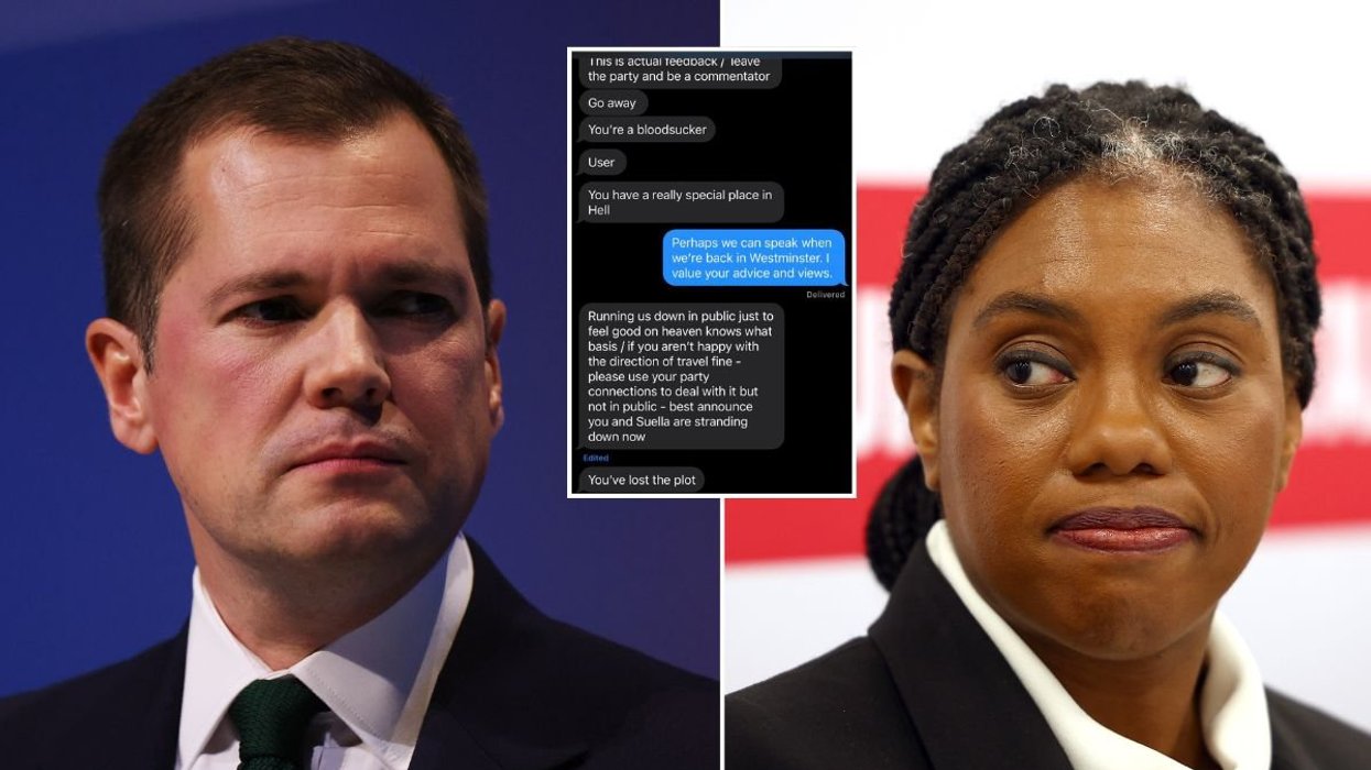 Robert Jenrick leaks bombshell text messages after Kemi Badenoch accuses him of 'lying'