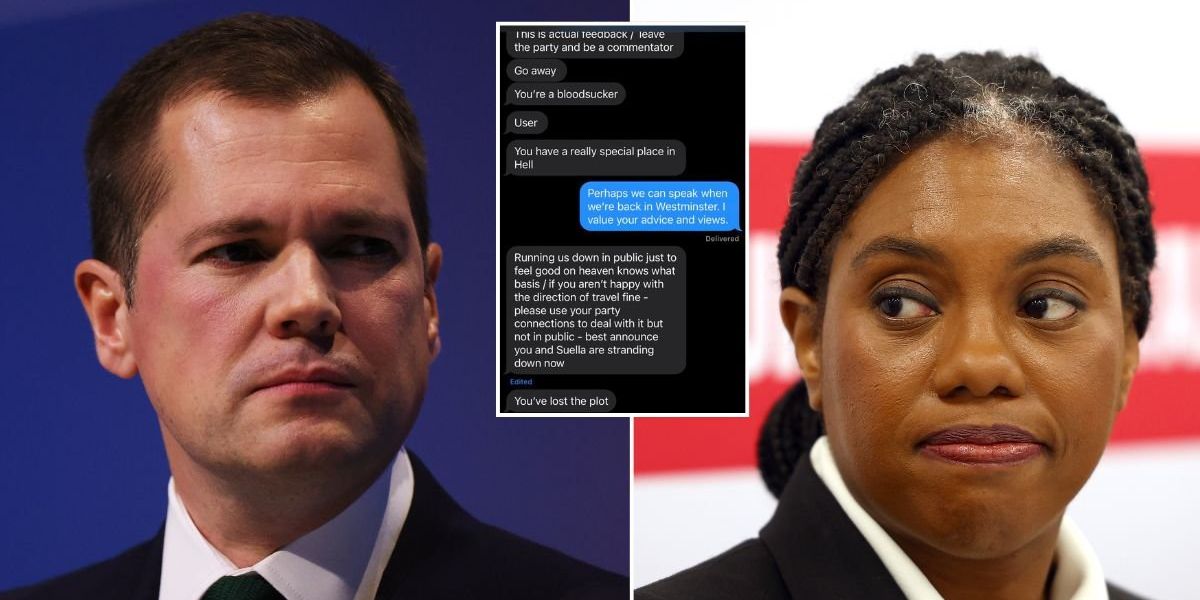 Robert Jenrick leaks bombshell text messages after Kemi Badenoch accuses him of ‘lying’ Robert Jenrick leaks bombshell text messages after Kemi Badenoch accuses him of ‘lying’