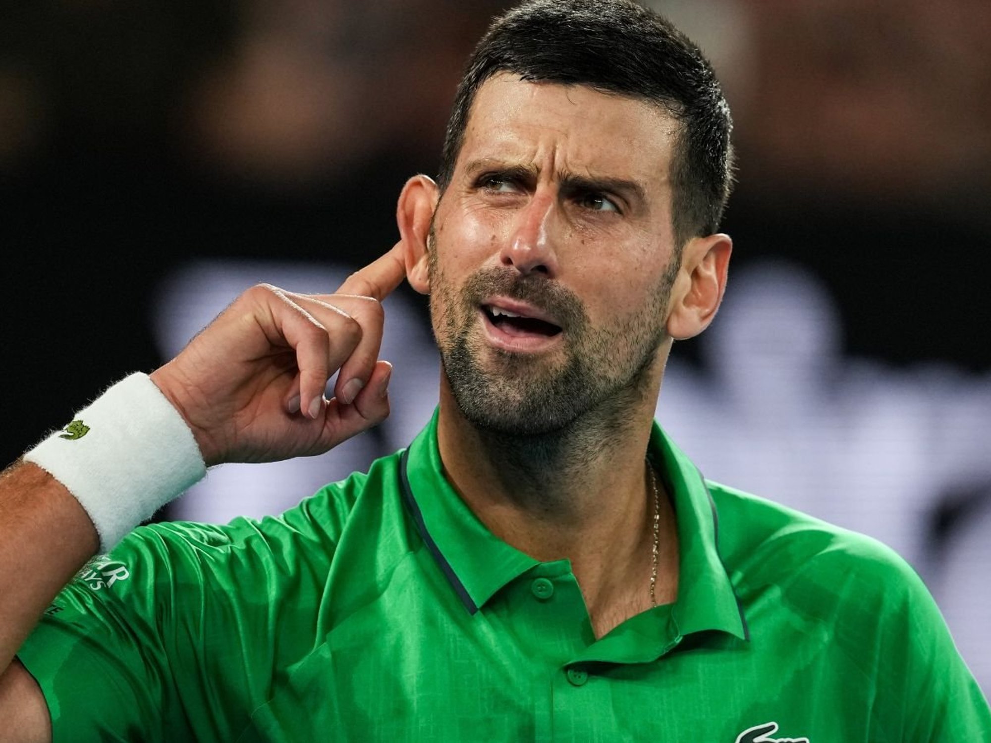 Novak Djokovic makes 'lucky' admission after nearly hitting ball girl during Australian Open match