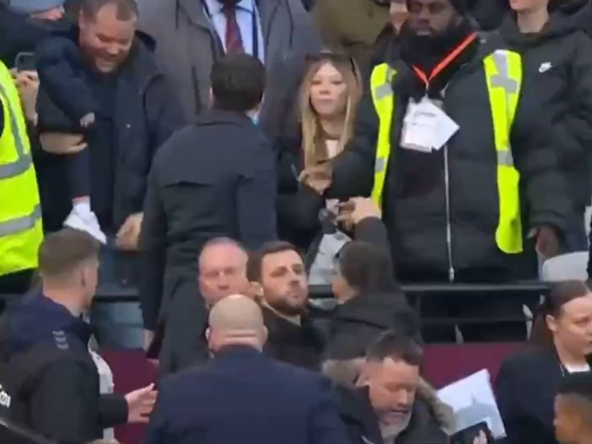 Sunderland boss breaks silence after Granit Xhaka's explosive row with West Ham fans in crowd