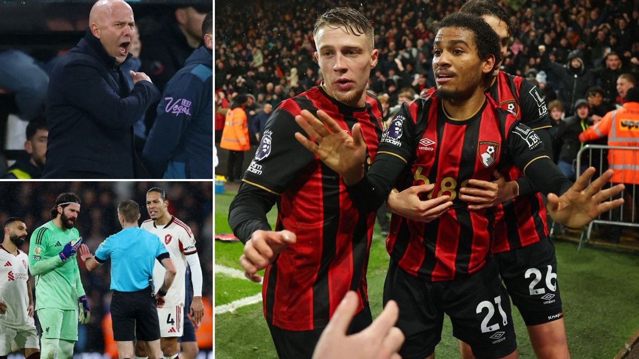 Liverpool beaten by 95th-minute Bournemouth winner in five-goal thriller to give Arne Slot huge headache