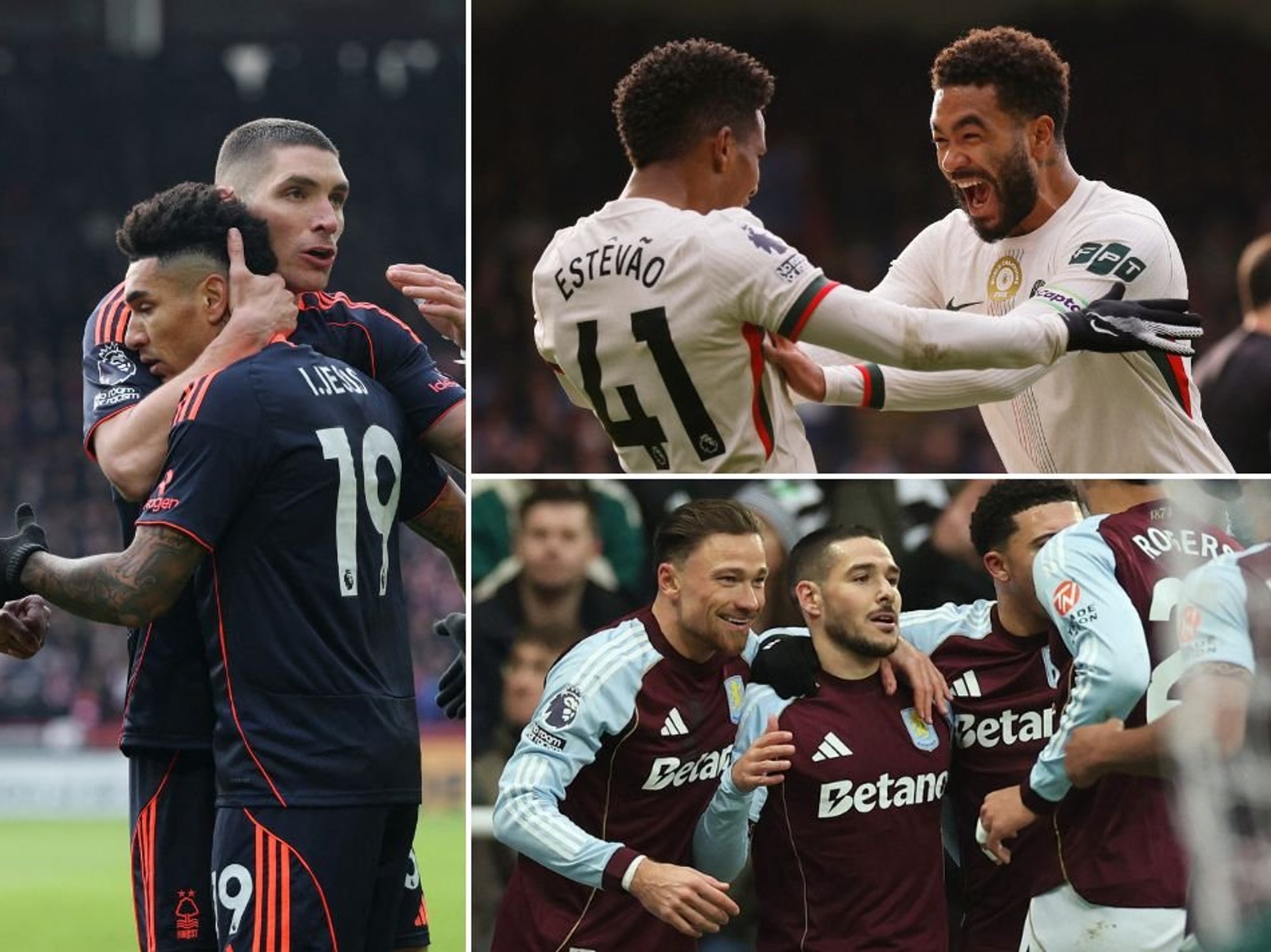 Premier League round-up as Chelsea, Nottingham Forest and Aston Villa earn big wins away from home
