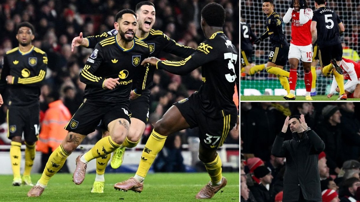 Man Utd land thrilling 3-2 win over Arsenal to blow title race wide open