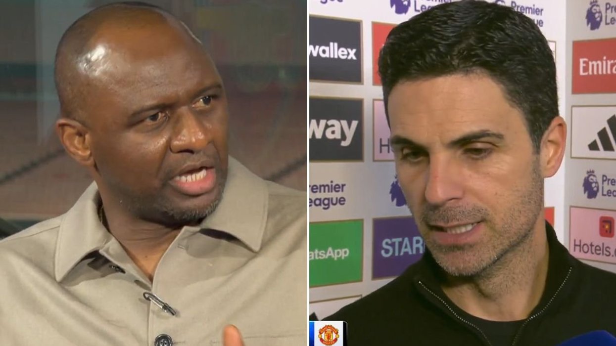 Mikel Arteta reacts after brutal Patrick Vieira criticism following Arsenal defeat to Man Utd
