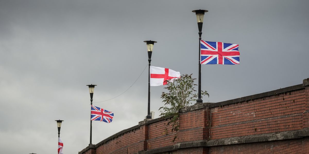 Council blames wet weather for removing Union Jack flags hung by patriotic Britons Council blames wet weather for removing Union Jack flags hung by patriotic Britons