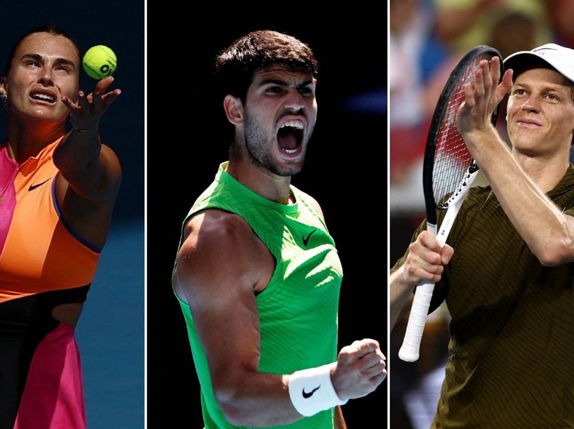 Aryna Sabalenka, Carlos Alcaraz and Jannik Sinner ordered to remove banned item at Australian Open