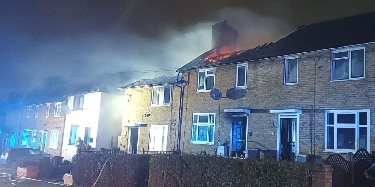 Child rushed to hospital in house fire horror as inferno rips through double-storey home Child rushed to hospital in house fire horror as inferno rips through double-storey home